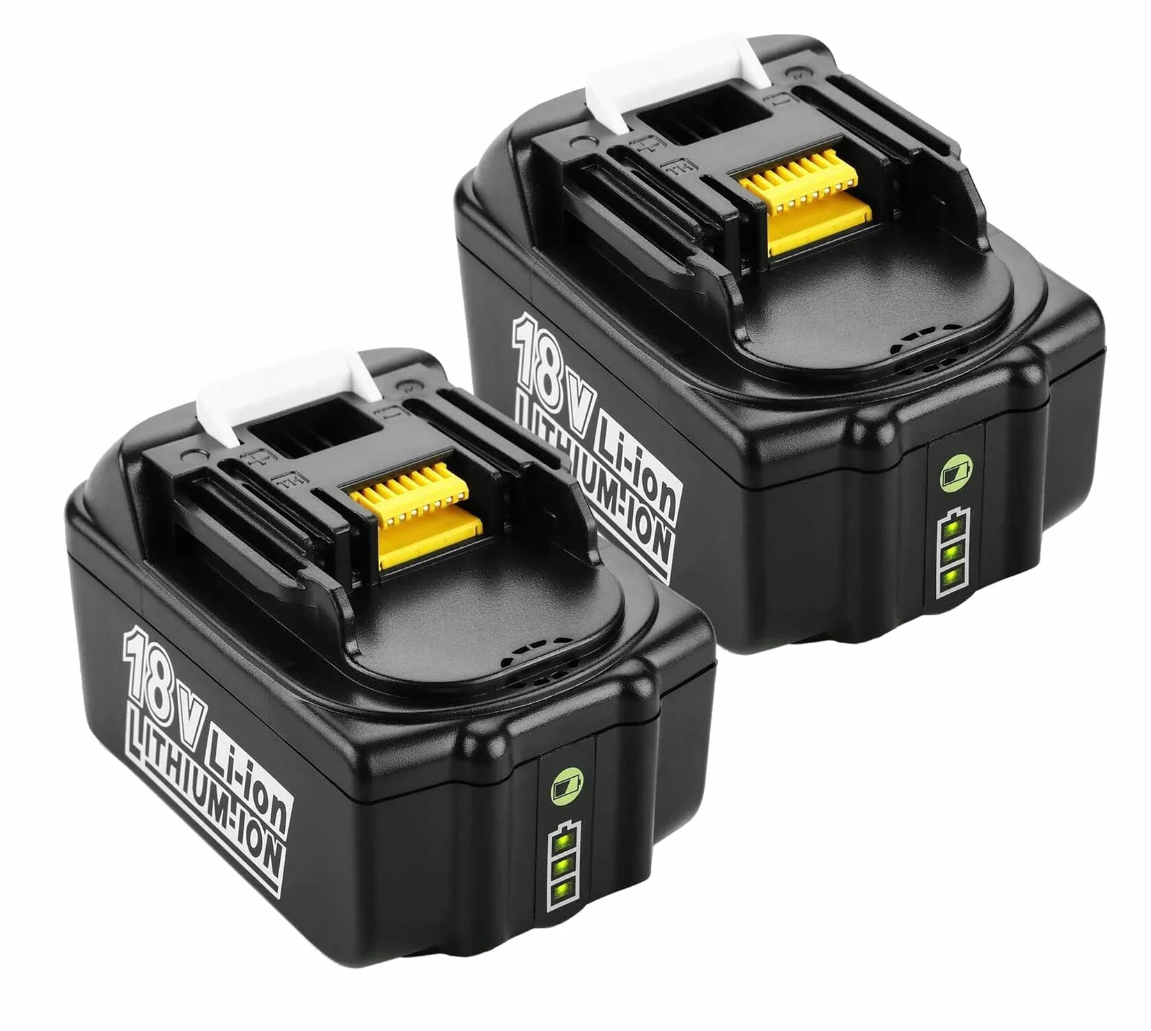 2 sztuki 18 V 5000 mAh 5,0 Ah Li-Ion akumulator zastępczy do akumulatora Makita BL1850 BL1840 BL1830 BL1815 194309-1 LXT400 do akumulatora Makita 18 V