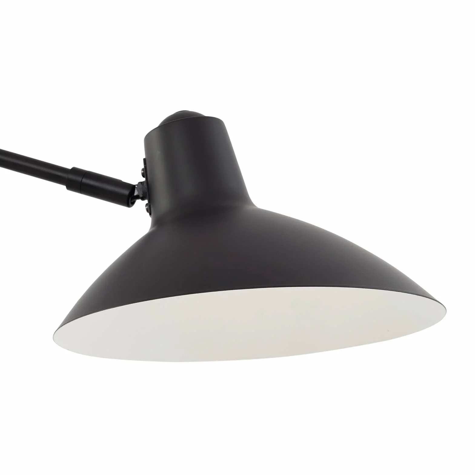 Lindby Lampa ścienna, lampa ścienna do wnętrz Adrik (nowoczesna) w kolorze czarnym z metalu (1 źródło światła E27) – reflektor ścienny, oświetlenie ścienne do sypialni/salonu