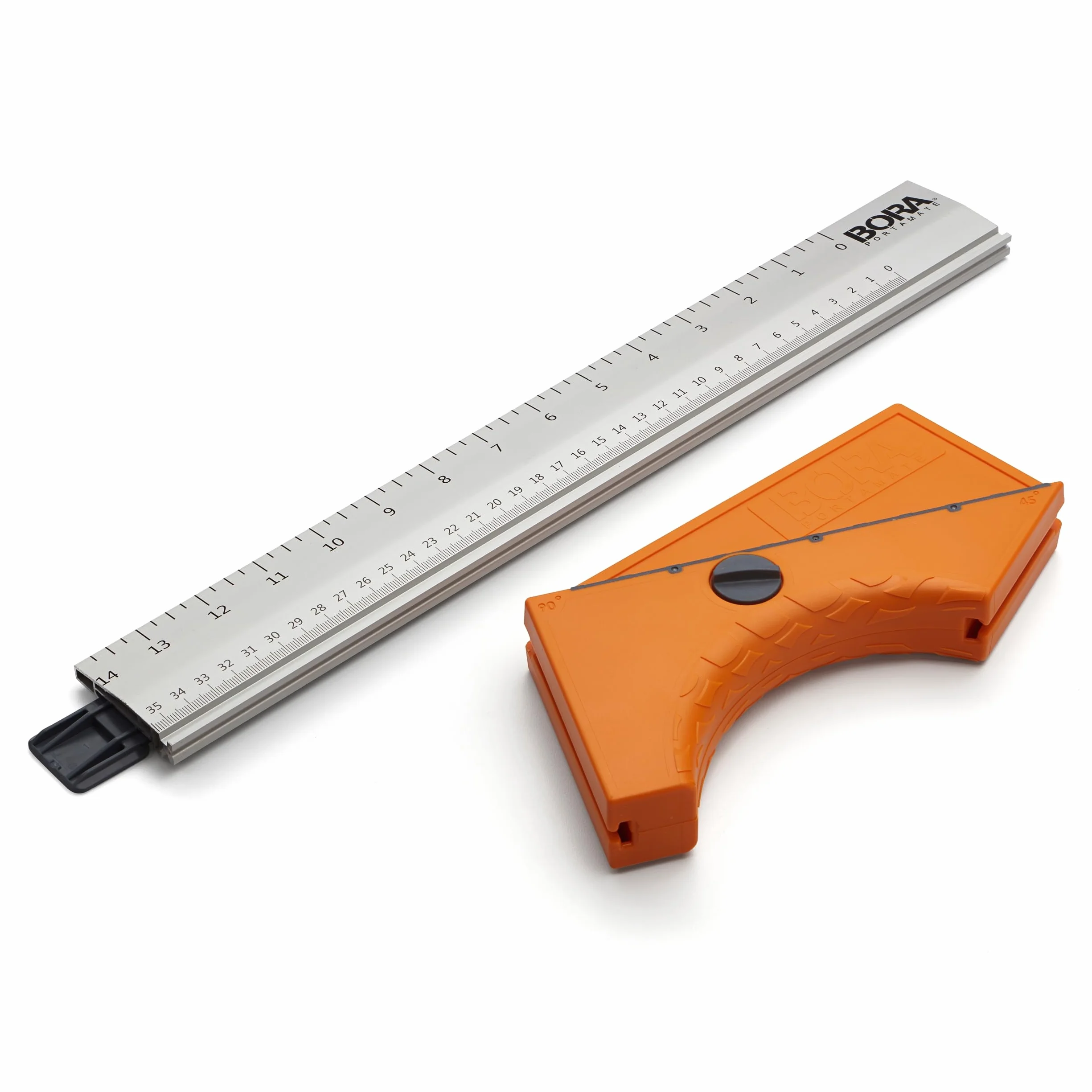 Bora QuickCut 530416 prowadnica piły tarczowej z szyną i wspomaganiem kąta; narzędzie do obróbki drewna All-in-One