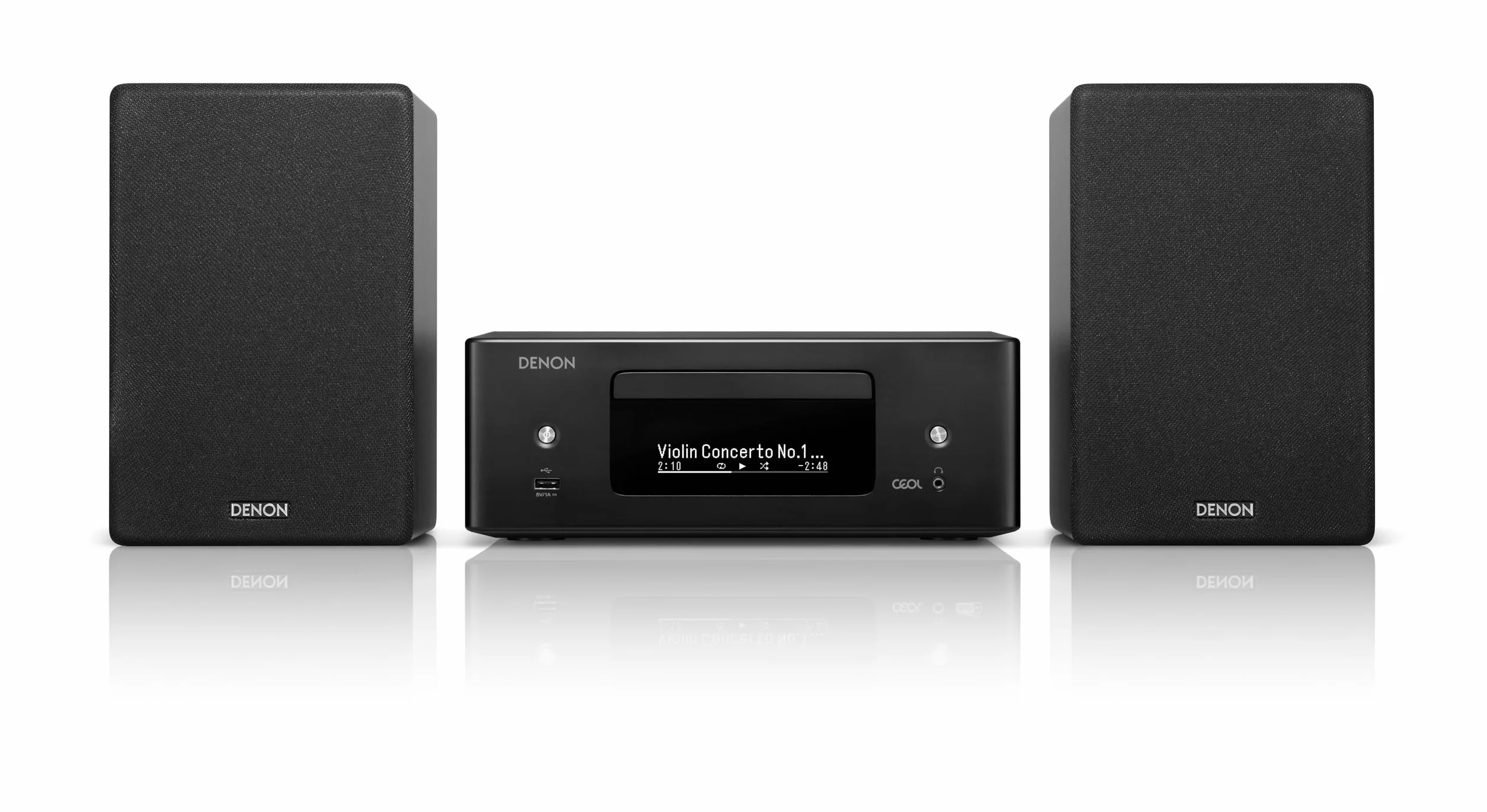 Denon CEOL N12DAB system all-in-one z CD, DAB/FM, HDMI ARC, HEOS® - czarny