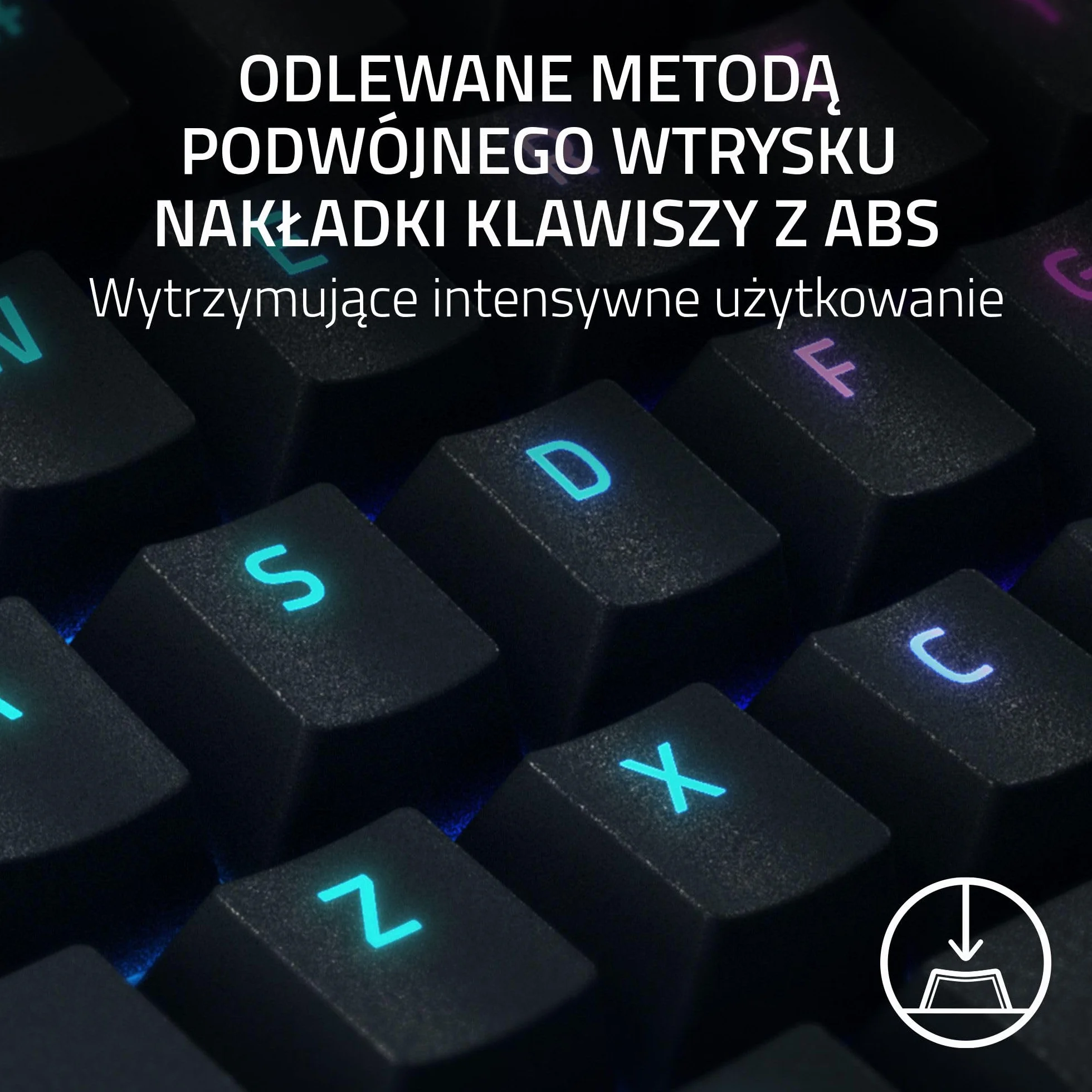 Razer BlackWidow V4 Green Clicky Gen-3 USB US Keyboard