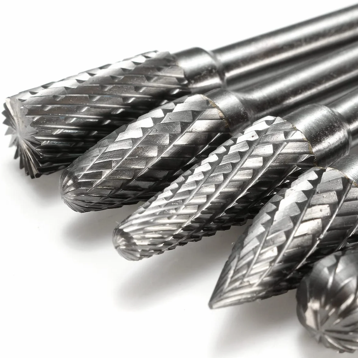VIDOO RB29 5szt Frezy Obrotowe Węglikowe Trzpień 6mm Zestaw Pilników Grawerskich