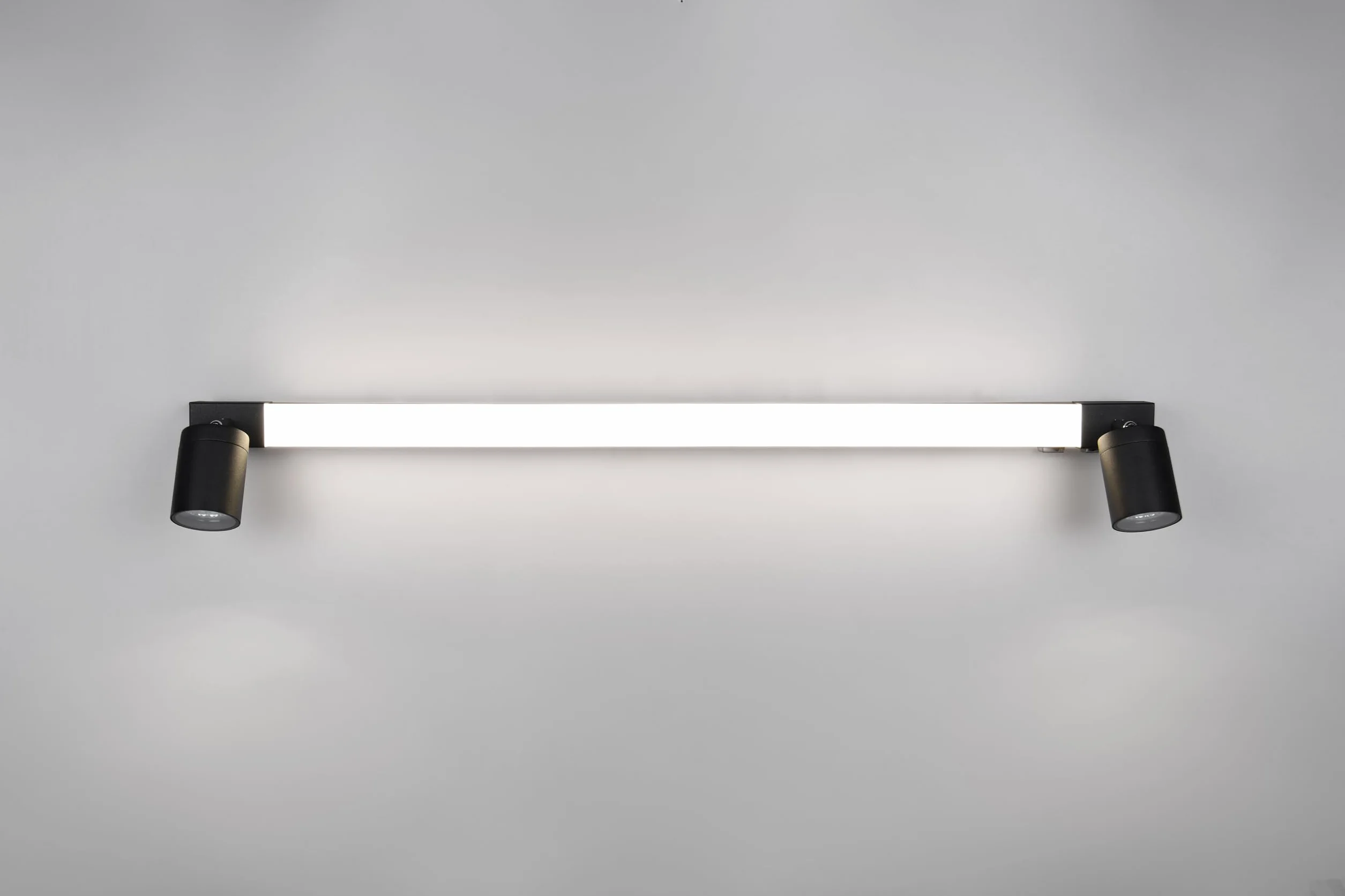 Trio Lampa łazienkowa LED Leuchten ENRICO 281479332, metal czarny matowy, 9 W LED, z wyłączeniem. 2x GU10, regulowany kolor światła
