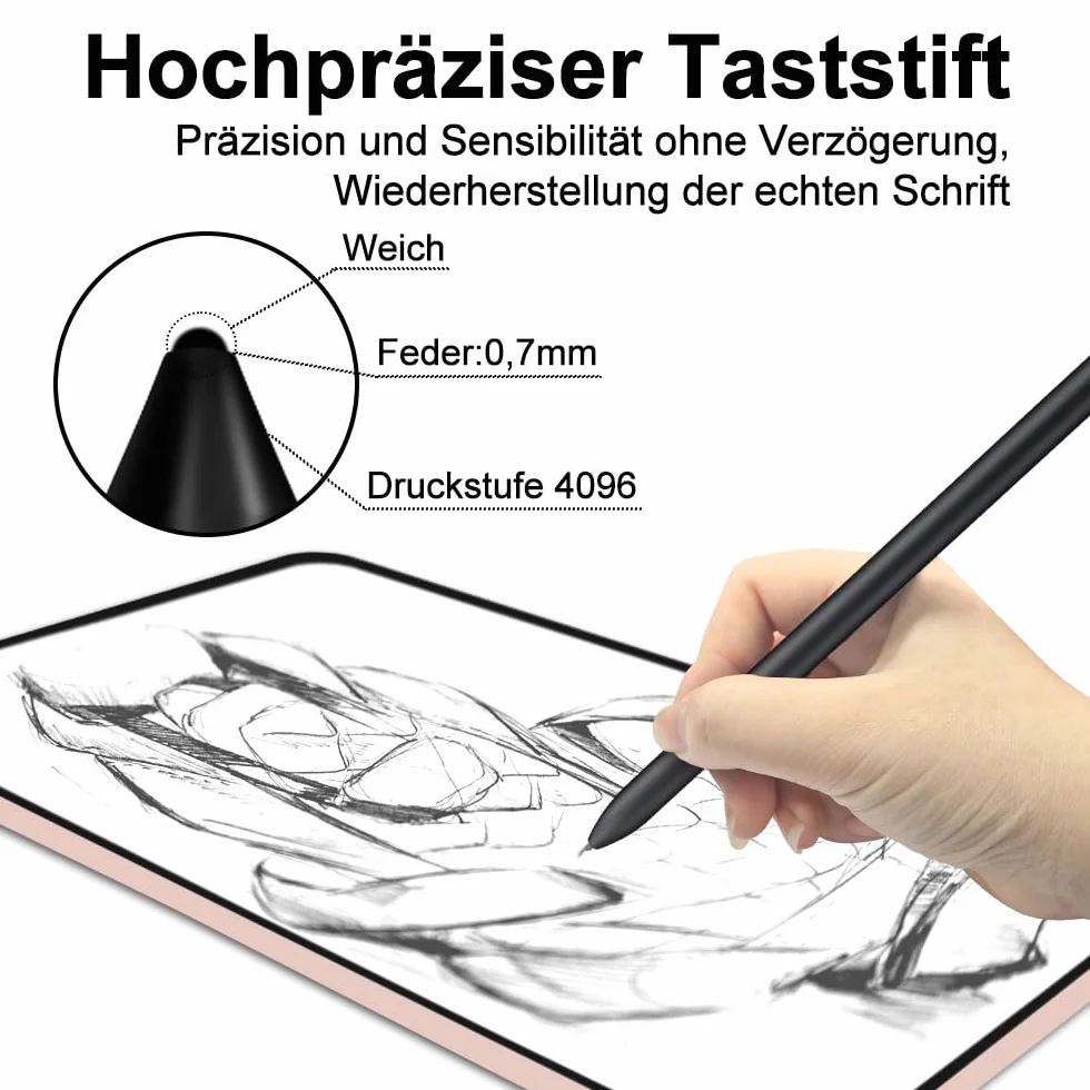 Samsung Galaxy Tab S9 / Plus / Ultra S Pen Wymienne Miękkie Końcówki 5 Szt. z Narzędziem do Montażu