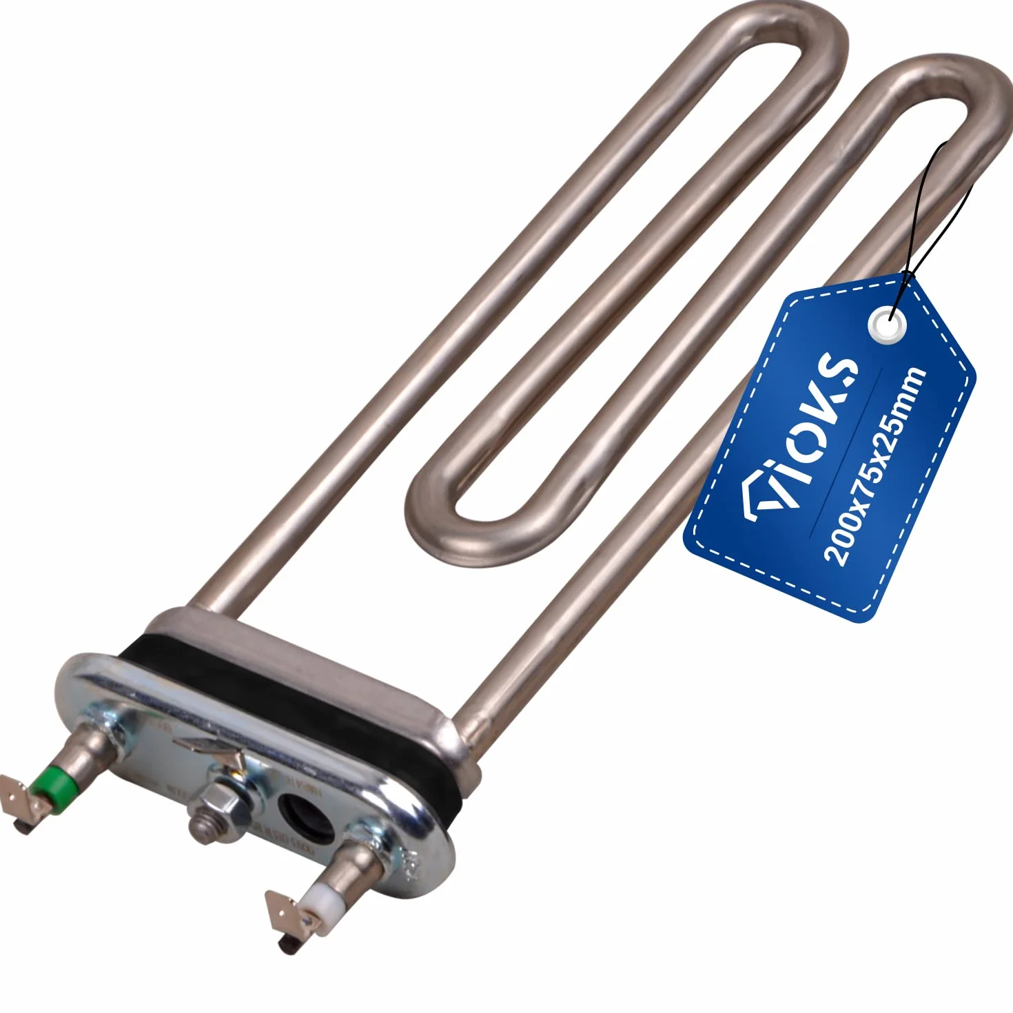 VIOKS Element grzewczy 2000W 230V Zamiennik dla grzałki do pralki Bosch 12024403 & IRCA 6099749R - Grzałka do pralki Bosch Neff Siemens