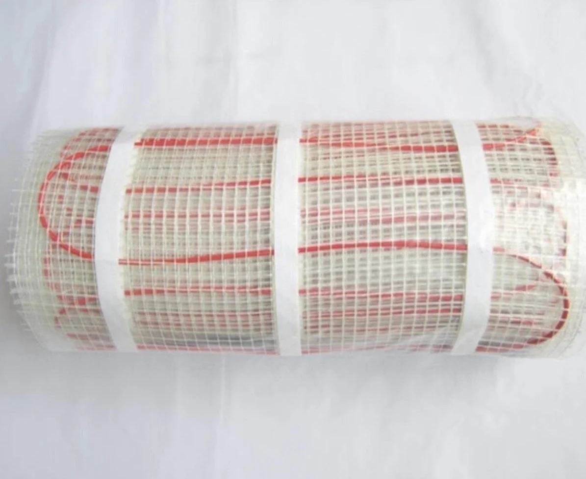 Mata grzewcza podłogowego Mata do ogrzewania podłogowego 230 V 150 W na M2 do płytek, ceramiki, porcelany, kamiennych podłóg mata grzewcza z PVC itp. 150 W/m2-7,0 m2, dostawa