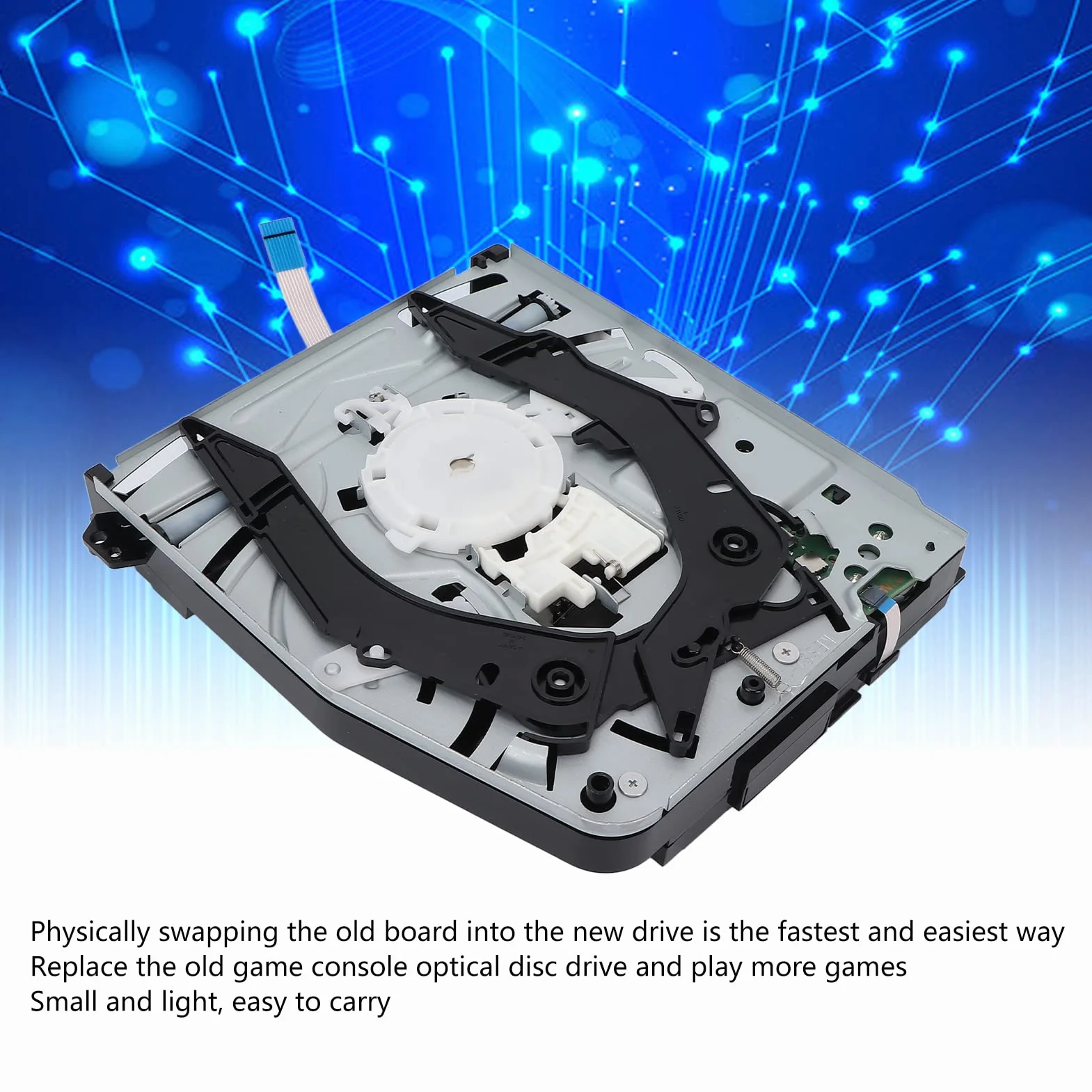 Napęd DVD do PS4 Pro, Wydajny Napęd Optyczny do PS4 Pro CUH‑7015A CUH‑7015B CUH‑7000 Konsola do Gier