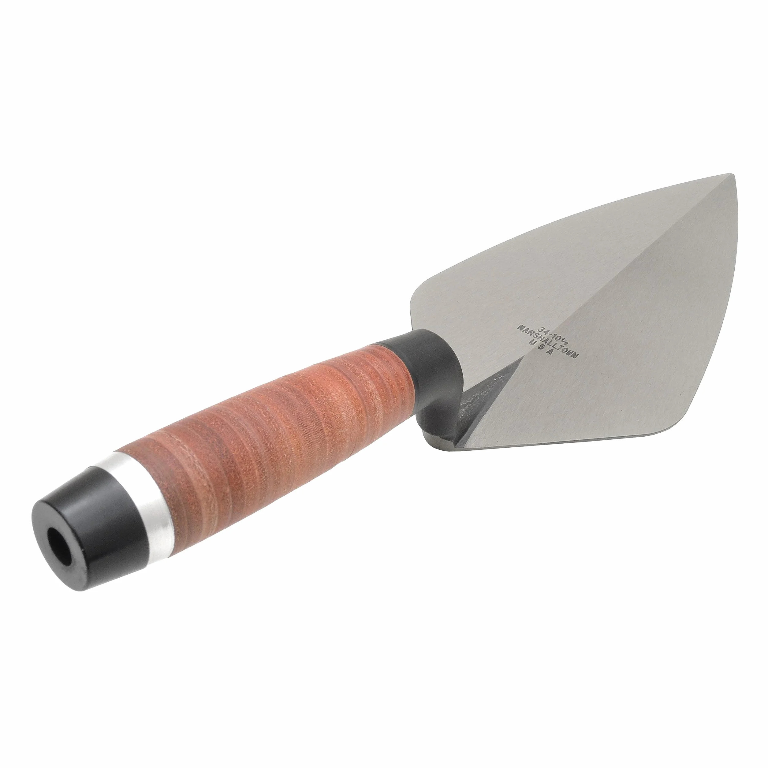 Marshalltown 34L11 Kielnia do cegły 28 cm - Skórzany uchwyt, brązowa