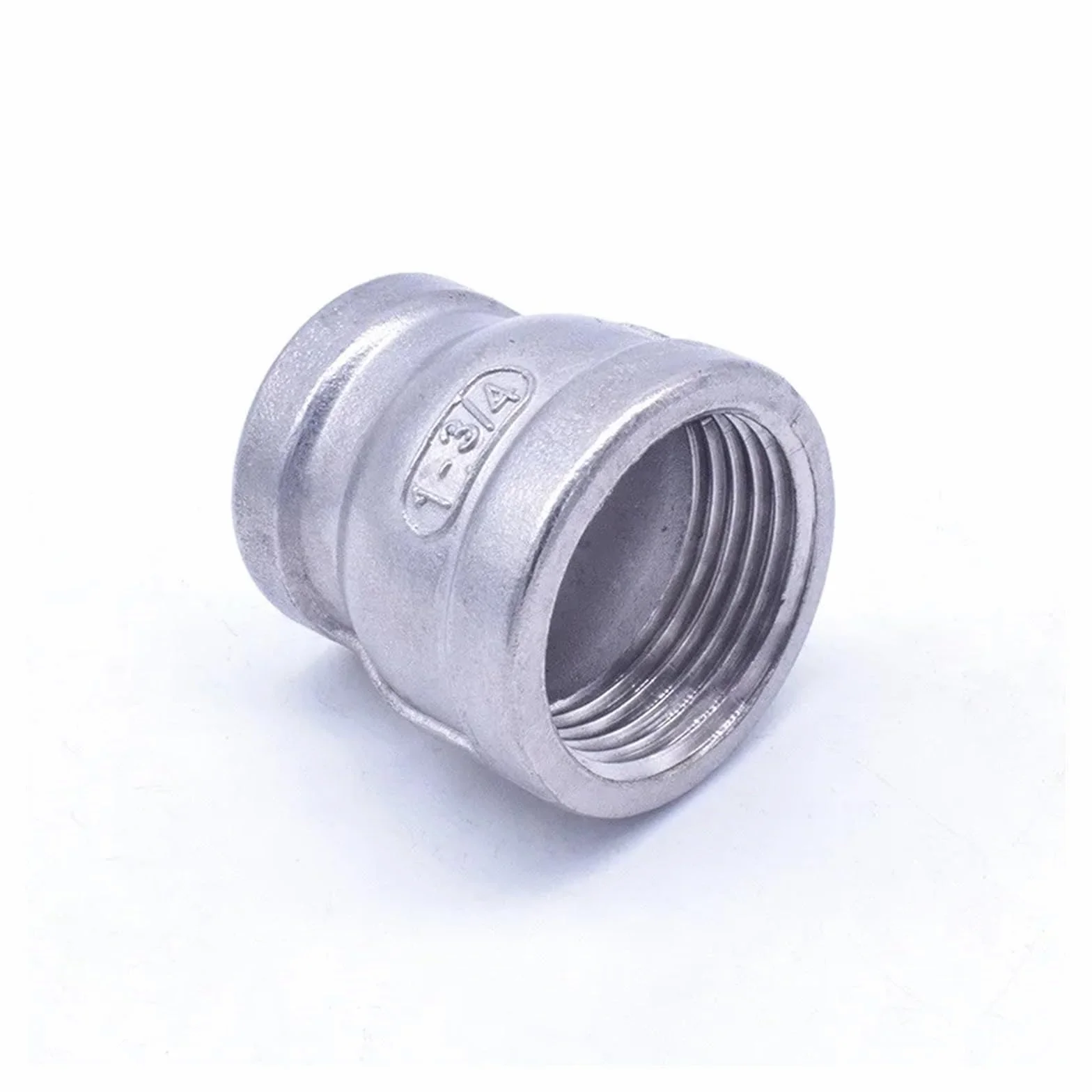 Adaptery do przyłączy rurowych 304 Stal nierdzewna 1/8" 1/4" 3/8" 1/2" 3/4" 1" 1-1/4" 1-1/2" BSP Gwint żeński na żeński Redukcja 3 L Złącze do rur Adapter 1 sztuka(DN40 to DN32)