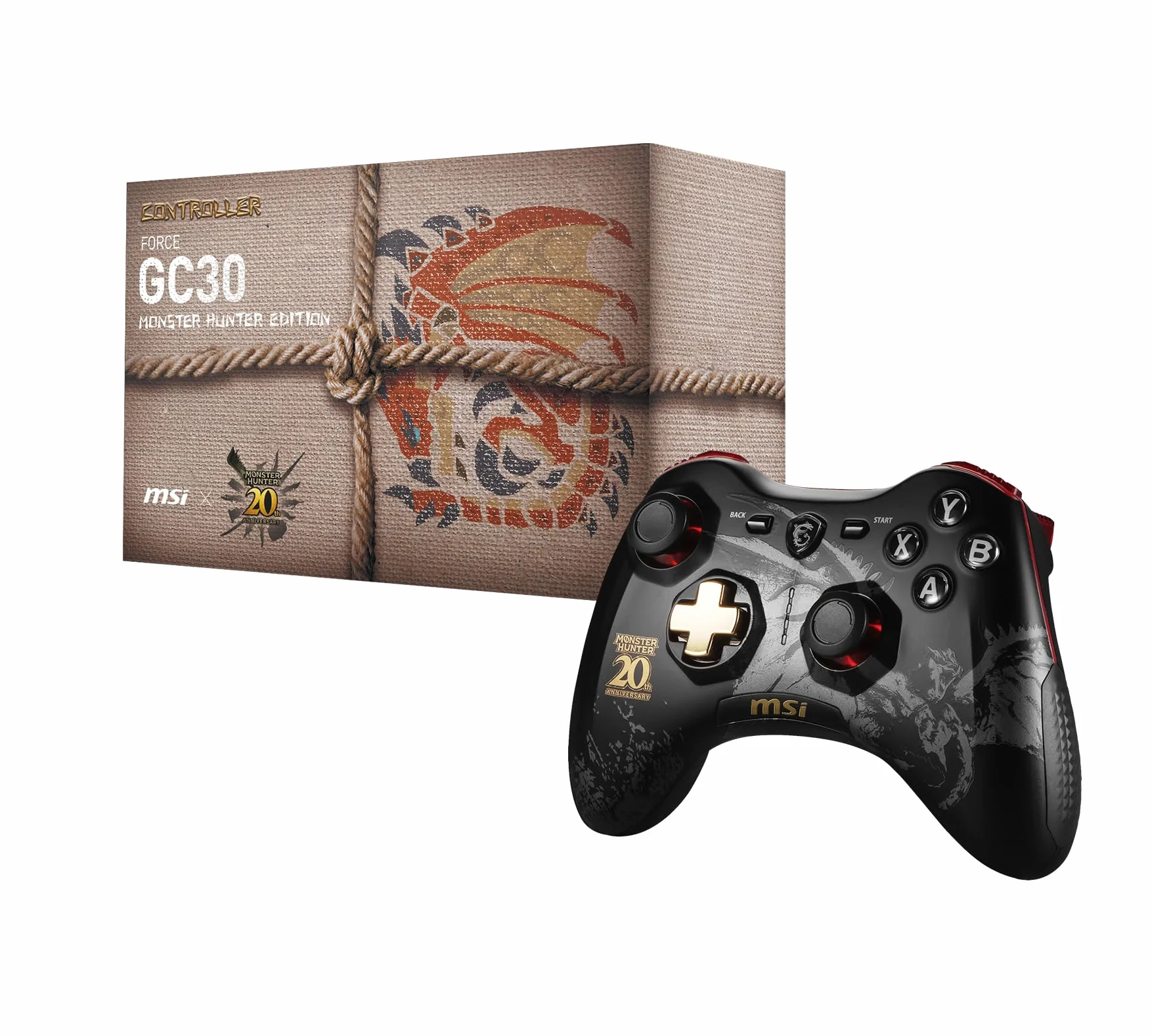 MSI FORCE GC30 Monster Hunter Edition kontroler gamingowy bezprzewodowy do PC Android
