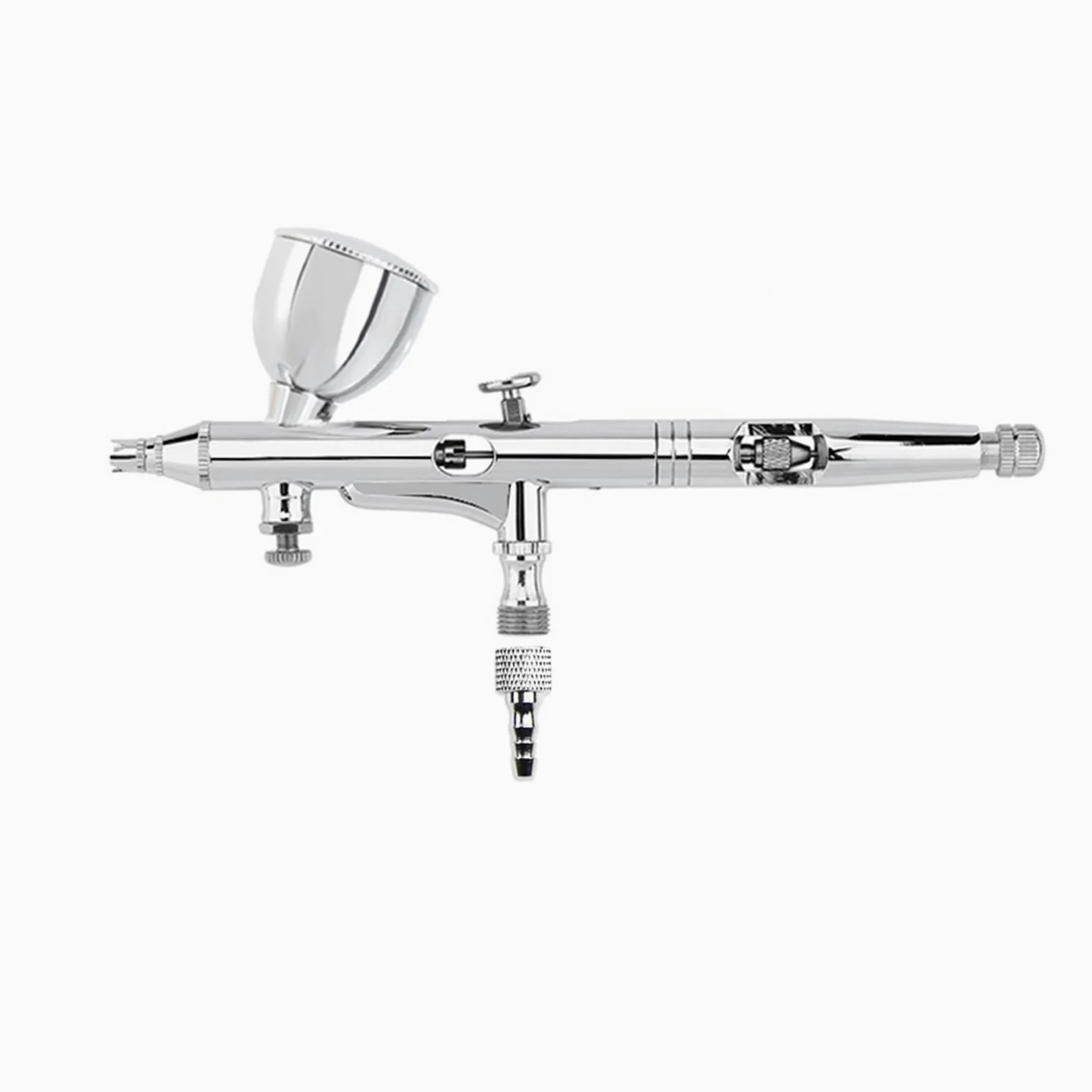 Pistolet lakierniczy， 0,3MM dysza aerografu pistolet natryskowy do paznokci skala modeli mineralnych kosmetyki sztuka projekt(B)