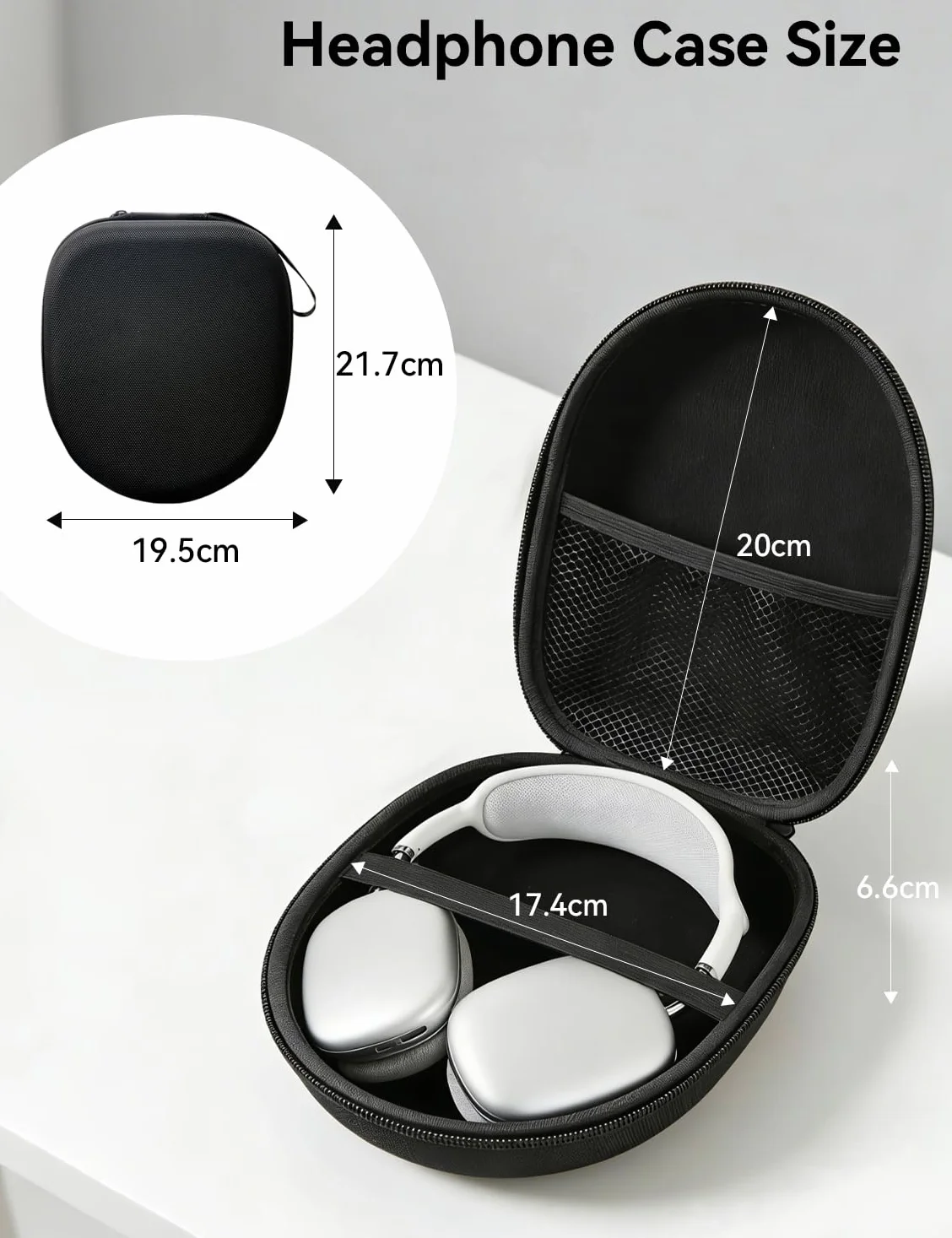 Etui na słuchawki nauszne MAS CARNEY twarde JBL Sony Soundcore Anker