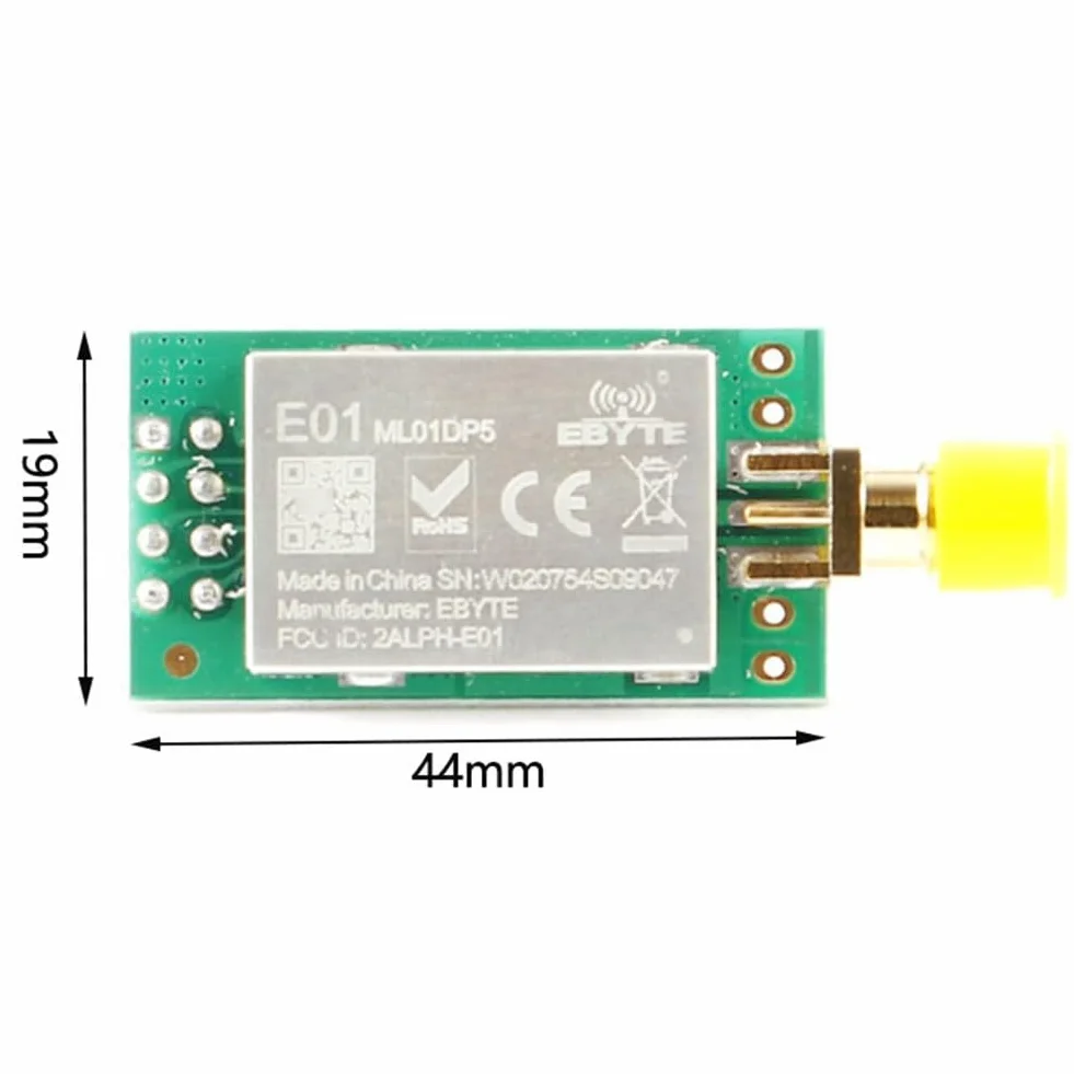 E01-ML01DP5 NRF24L01P+PA+ 2.4G bezprzewodowy moduł nadawczo-odbiorczy 2500 m pilot bezprzewodowy moduł