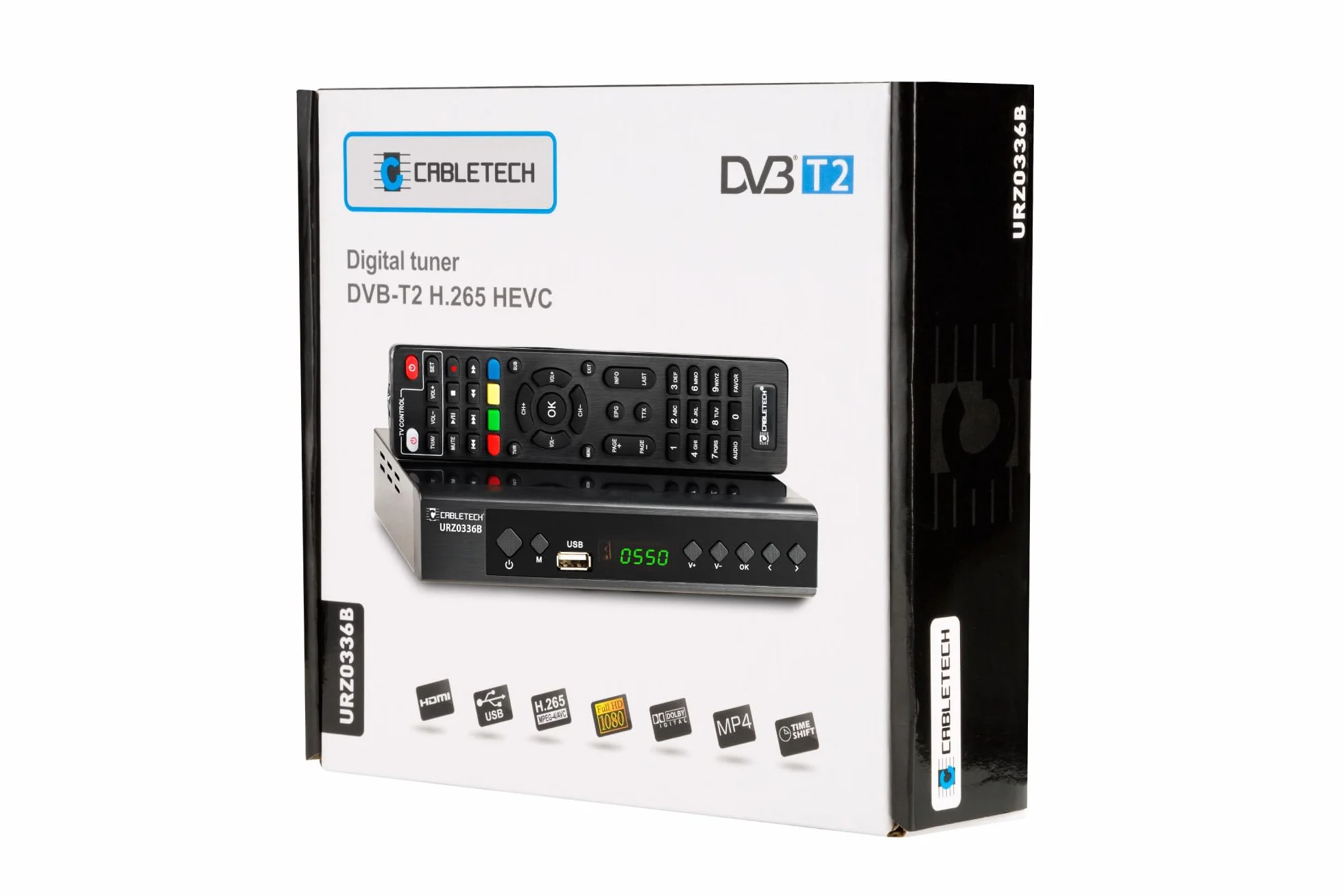 Cabletech Tuner DVB-T/C HEVC H.265 10bit 1920x1080 512 MB DDR2