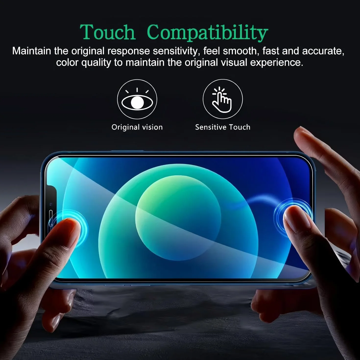 Szkło hartowane 9H HD do iPhone 12 Mini 5,4 cala folia ochronna pancerna na ekran