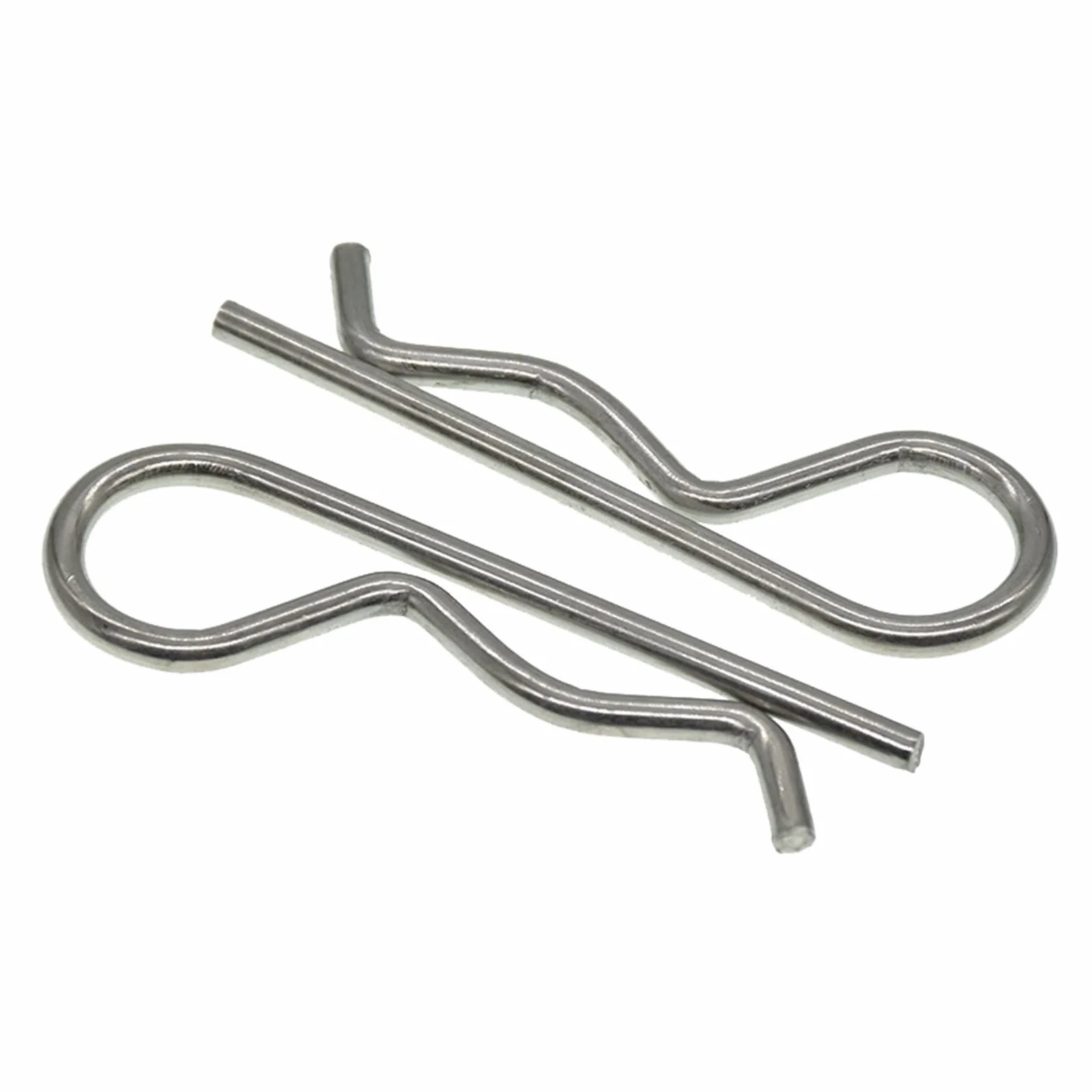 Zawleczki Trzpień blokujący Zawleczka sprężynowa ze stali nierdzewnej w kształcie litery R 1,2 mm 1,8 mm 2 mm 2,5 mm 3 mm 4 mm Dia Elementy mocujące do naprawy samochodów)(M4-75mm SS(10PCS))