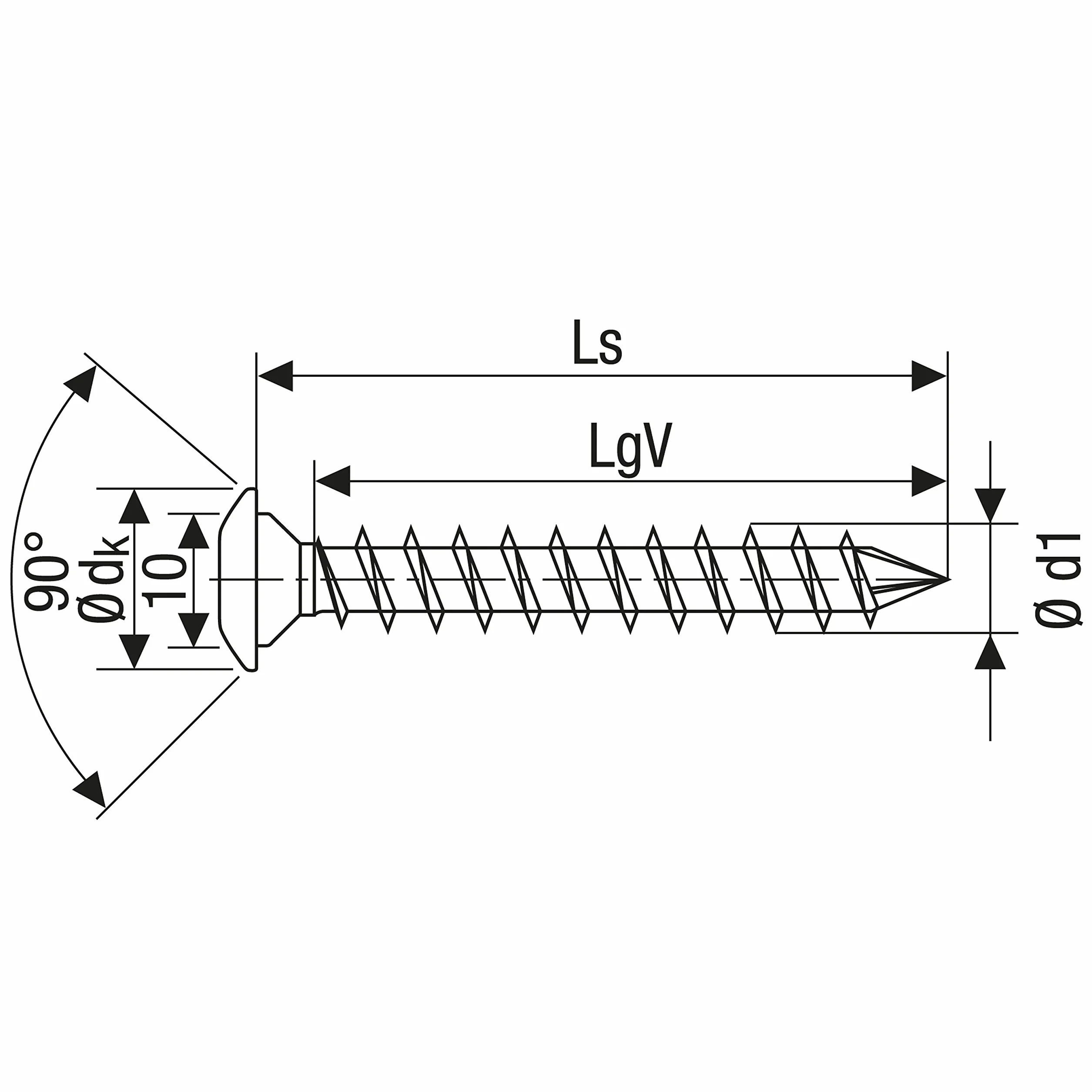 SPAX 35708000601001 śruba centrująca, T-STAR plus, CUT, pełny gwint, stal nierdzewna A1, 1.4016, (8,0 x 50 mm, 50 sztuk)