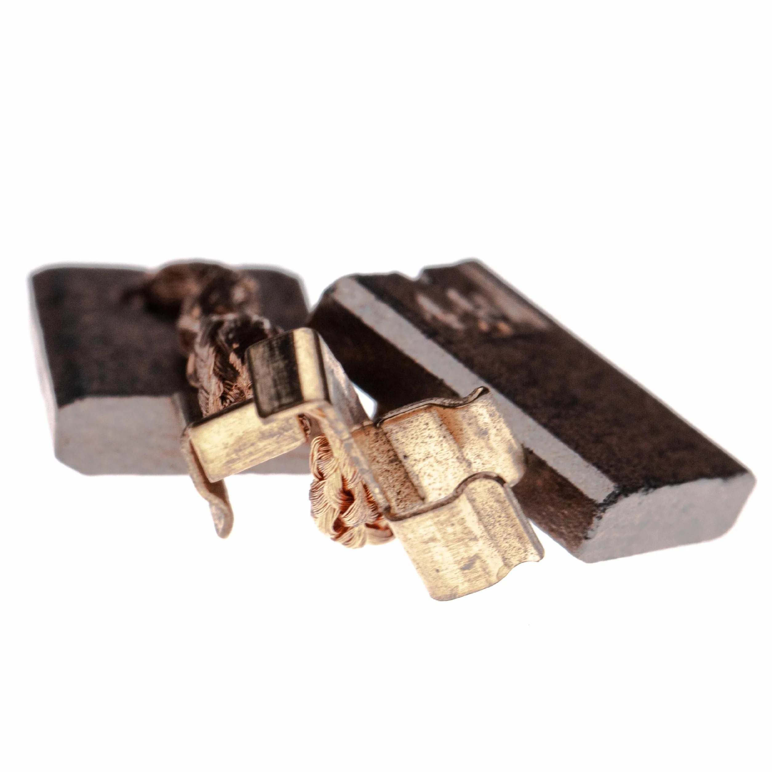 vhbw 2 x szczotka węglowa, węgiel silnikowy, węgiel ścierny 3 x 10 x 13,4 mm zamiennik do Makita 194159-4, 194427-5, CB-436, CB-440, CB-448 narzędzia elektryczne