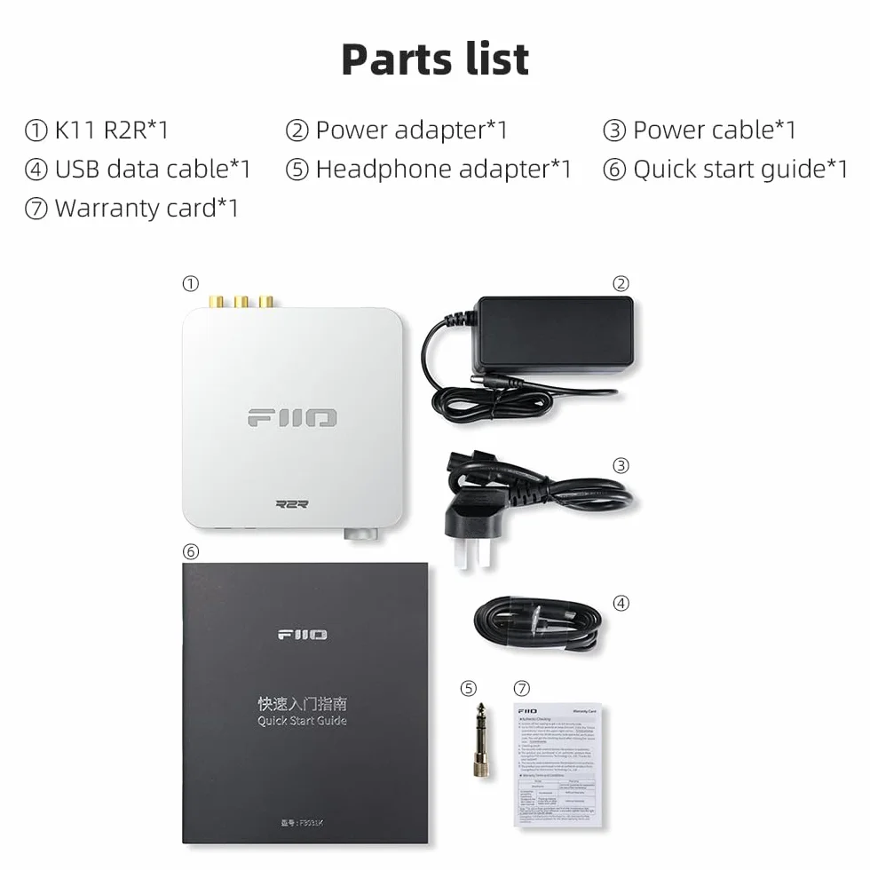 FIIO K11 Compact Desktop R2R DAC i wzmacniacz słuchawkowy czarny