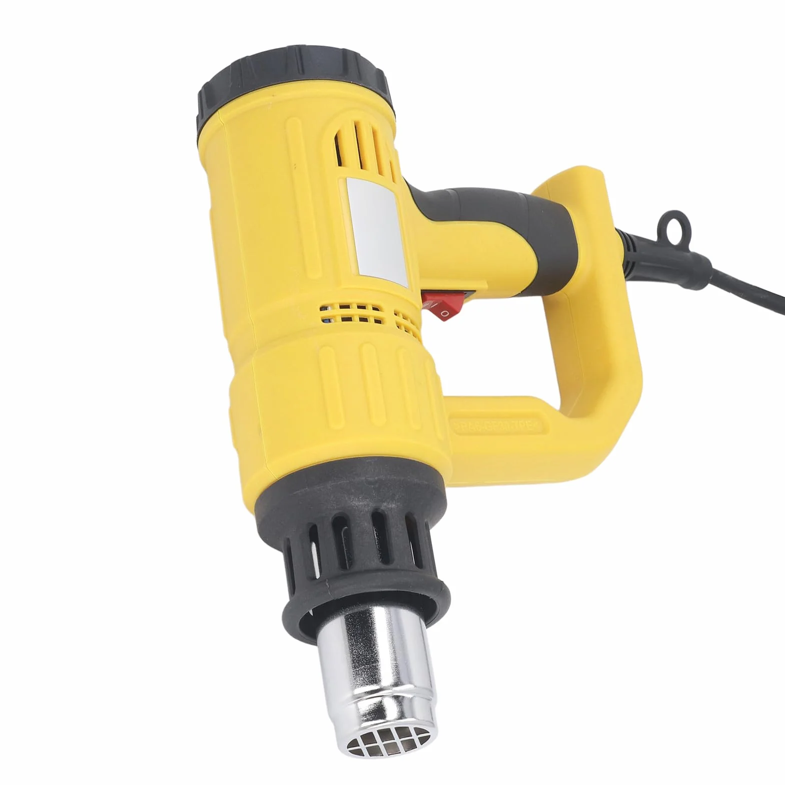 Zestaw opalarki o mocy 1800 W - Ręczny palnik grzewczy o zmiennej temperaturze 50-600 stopni Celsjusza - Ustawienia przepływu powietrza 300 l i 500 l - 4 dysze do usuwania farby
