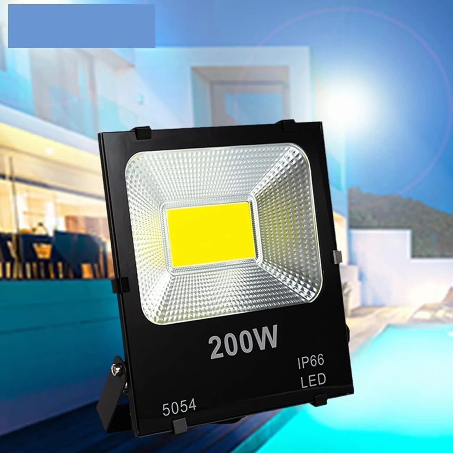 lampy solarne， Oświetlenie zewnętrzne reflektorowe do ogrodu, na podwórko, garażu, bramę(Warm 3000 K,30W)