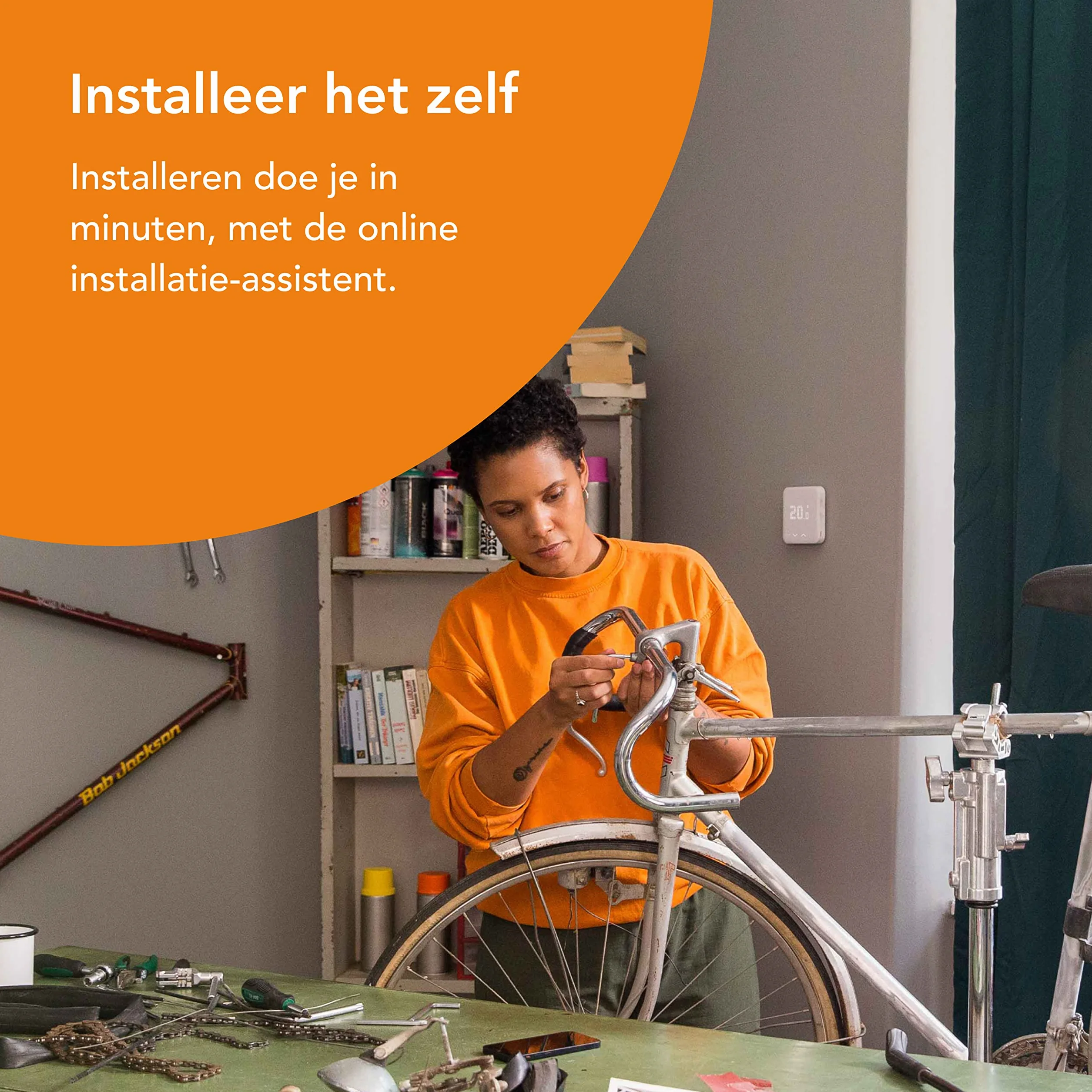 tado° Tête Thermostatique Connectée et Intelligente – Accessoire pour le contrôle multi-pièces, contrôle de chauffage intelligent, Installez par vous-même