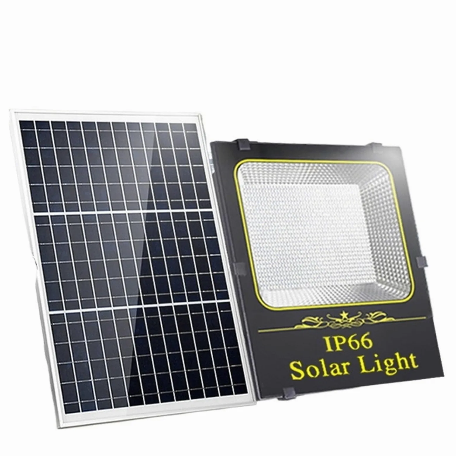 Lampa solarna zewnętrzna, 2000W lampa LED typu Flood światła słoneczne ogrodowa lampa LED Refletor budynki światło słoneczne wodoodporna lampa reflektor awaryjna lampa ścienna