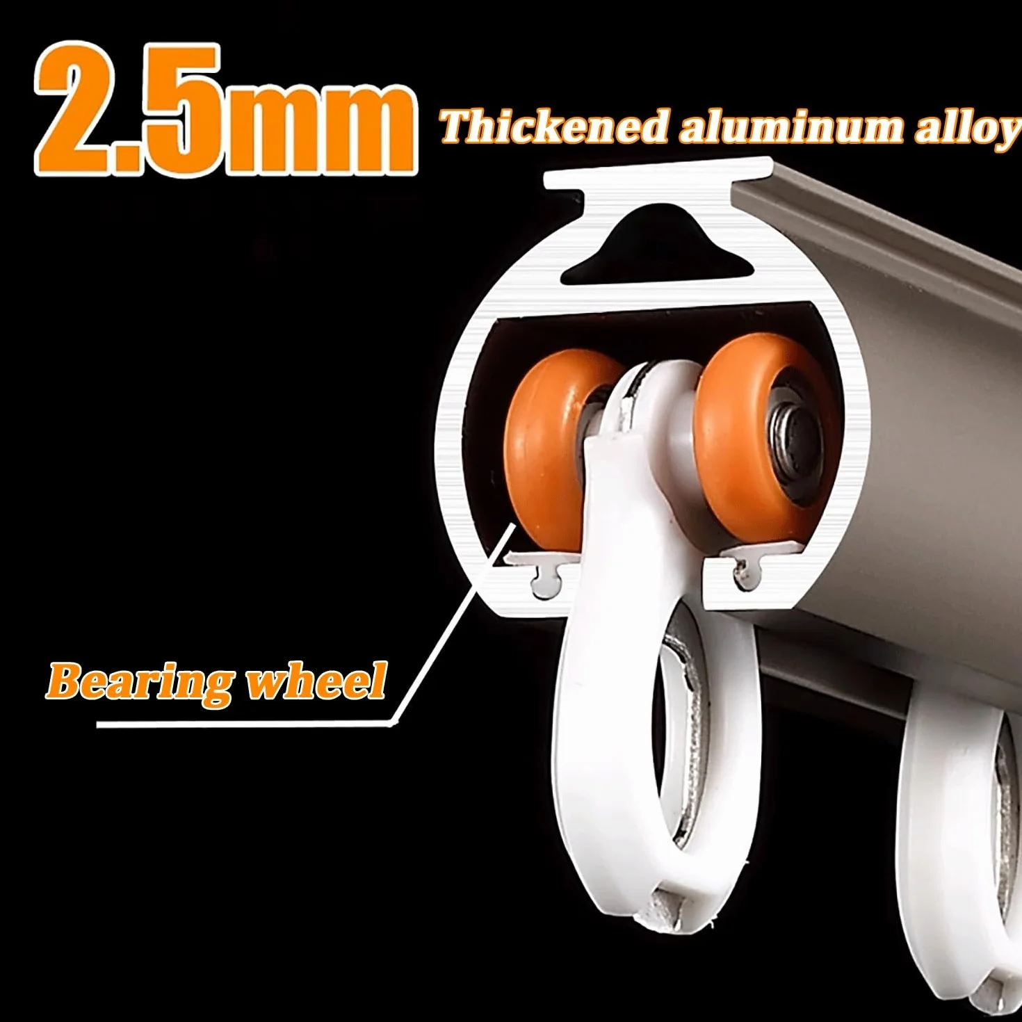 Montowany na ścianie aluminiowy 1-warstwowy odpływ 4,6 m (15,1 ft) biały zawiera akcesoria do gładkiego