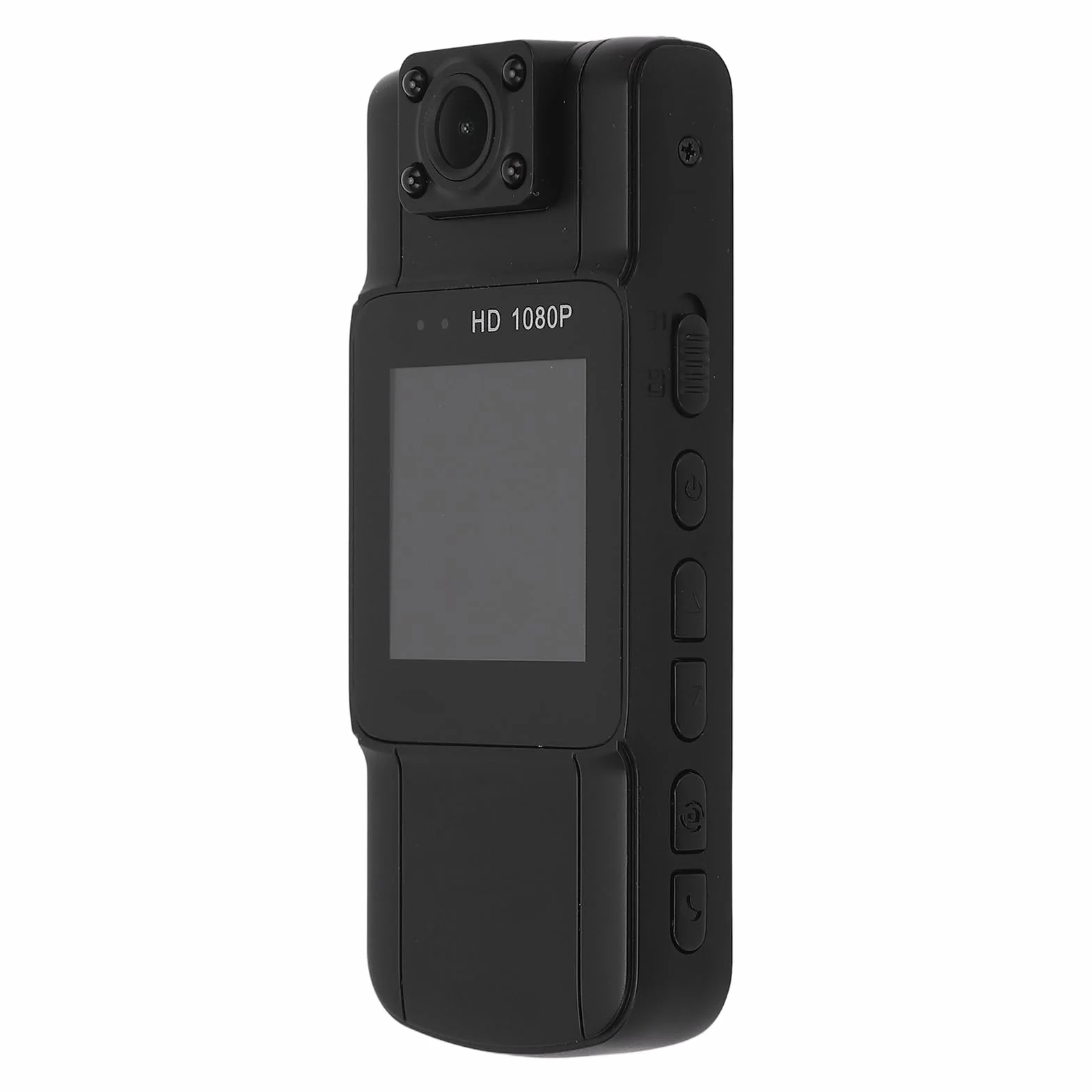 Kamera na Ciele 128 GB z Noktowizorem, Obrotowa Mini Rejestrator Policyjny