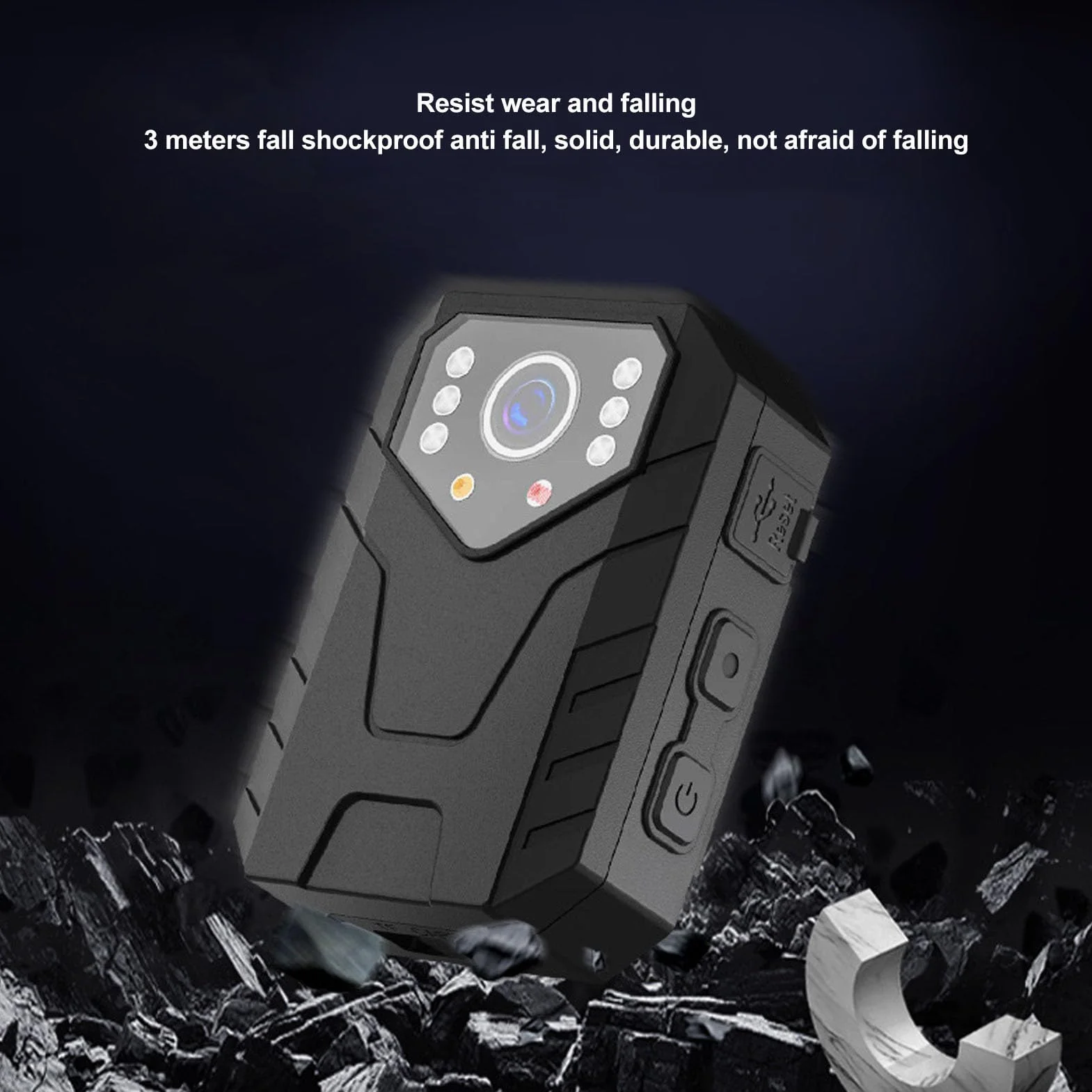 Kamera na Mini Korpus 4K HD 1800 mAh Noktowizor Detekcja Ruchu Wodoodporny Rejestrator Wideo
