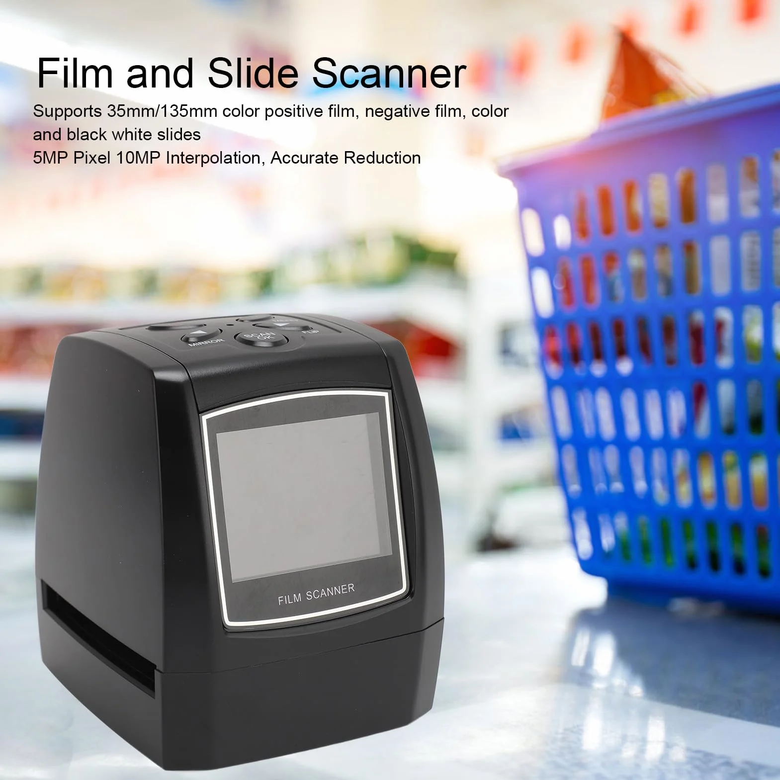 Skaner Filmów i Slajdów LCD 2,4 Cala 12 MP 135 Mm 126 KPK 110 8 Mm Wtyczka UE