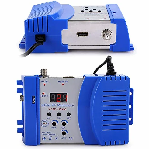 Modulator HD, częstotliwość HDMI-HF-VHF/UHF ze złączem HDMI, modulator PAL/NTSC Akcesoria komputerowe standardowy format TV 100-240V