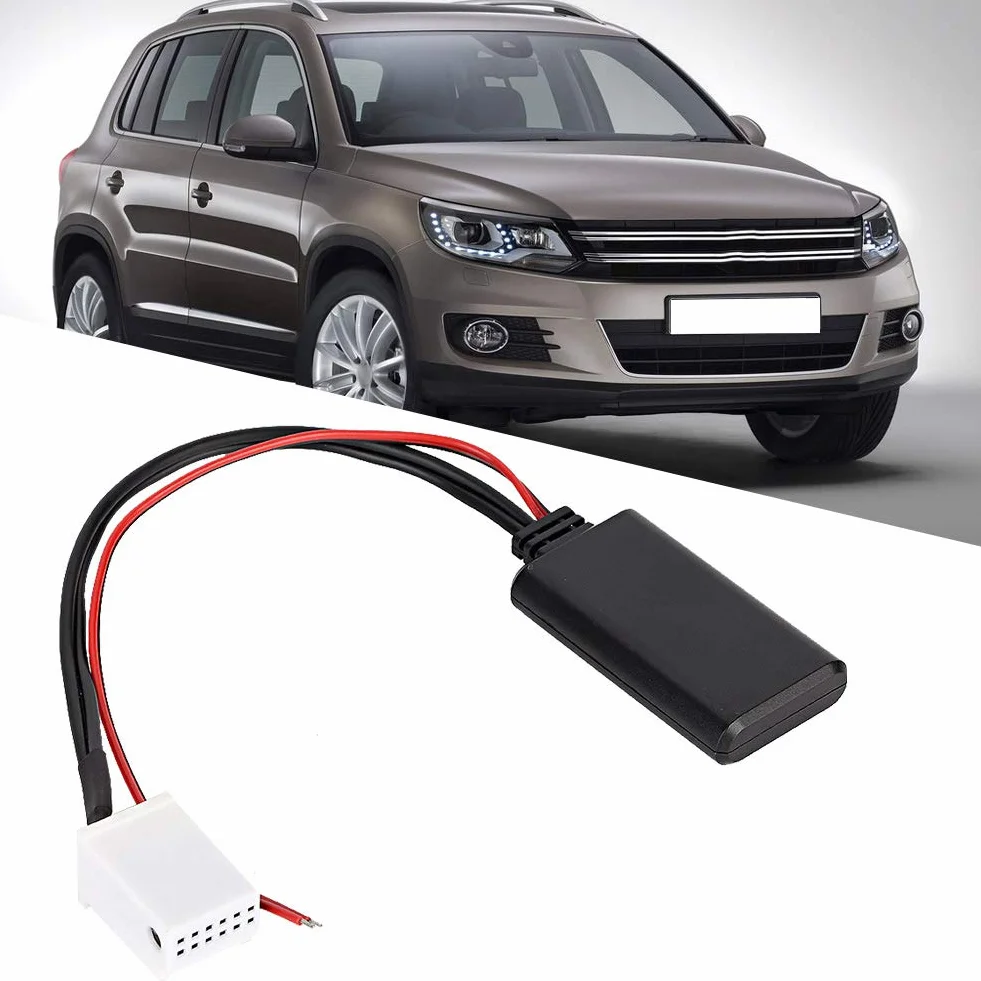 Samochodowy moduł AUX Bluetooth 12 V 12-pinowy adapter do MCD RNS 510 RCD 200 210 300 310 500 510