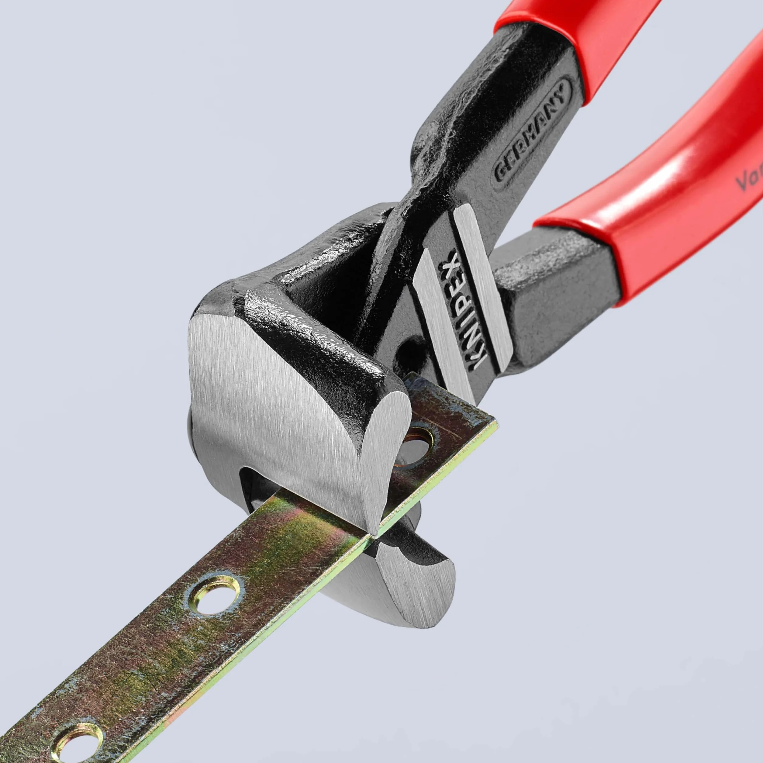 KNIPEX Szczypce tnące czołowe z wysokim przełożeniem dźwigni z tworzywa sztucznego, powlekane 200 mm, 61 01 200