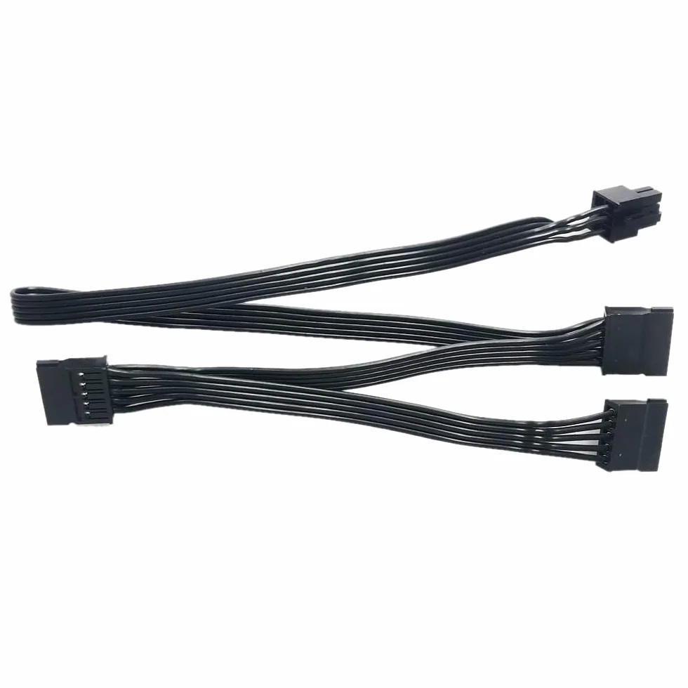 Gintai Kabel zasilający PCI-e 6 pin do SATA 15 pin 50 cm do Seasonic