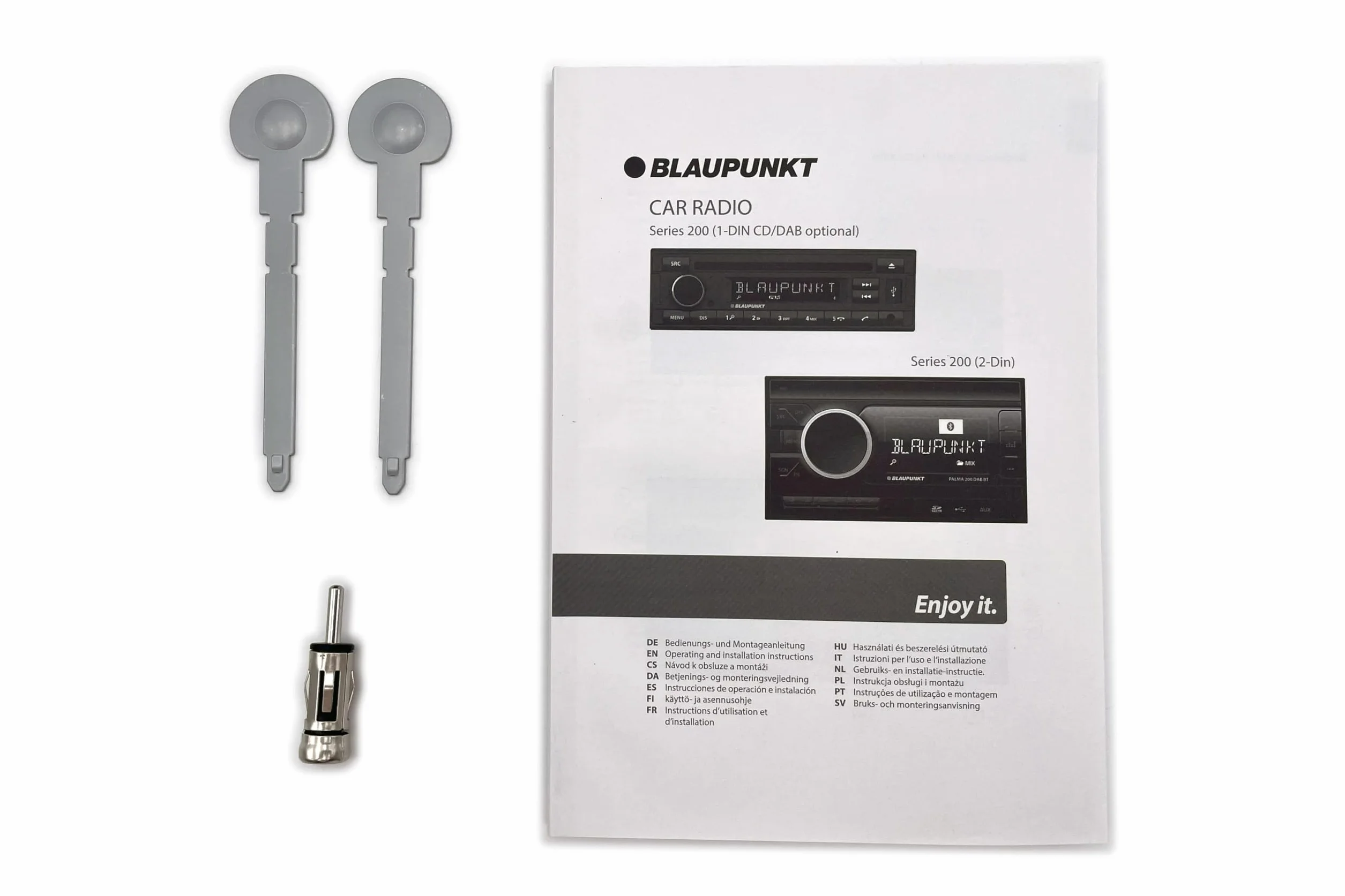 Blaupunkt Madrid 200 BT Bluetooth Tuner RDS zestaw głośnomówiący USB Aux-in
