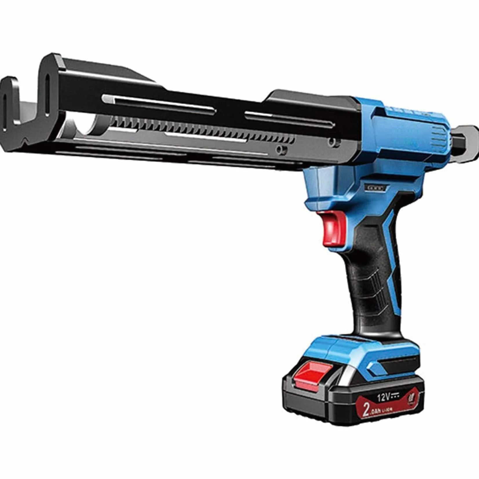 Elektryczny pistolet uszczelniający, bezprzewodowy pistolet uszczelniający 12 V z podwójnym wkładem i pistoletem samoprzylepnym z baterią i ładowarką do uszczelnienia, napełniania i profesjonalnego