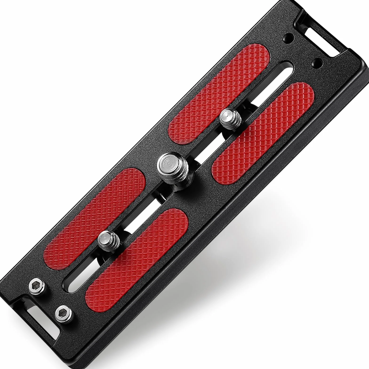 Haoge HQR-127 Statyw Arca Płyty 127 mm Uniwersalny Arca Swiss Quick Release Plate do obiektywu Głowica kulowa statywu z ręcznie regulowaną śrubą ze stali nierdzewnej 1/10.2 cm i 3/20.3 cm wbudowany
