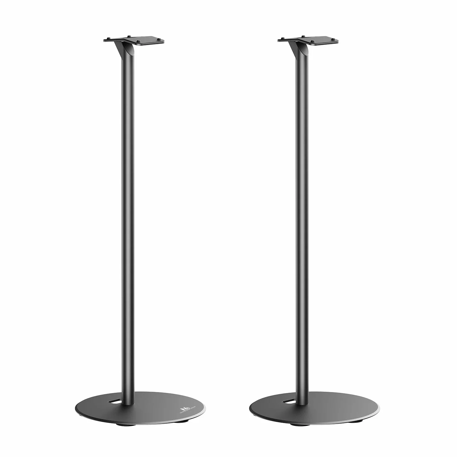 Maclean 2 x stojak podłogowy kompatybilny z Sonos ERA 300 | wysokość 714 mm | eleganckie wzornictwo z wbudowanym systemem zarządzania kablami | stabilna konstrukcja zapewnia optymalny dźwięk w kinie