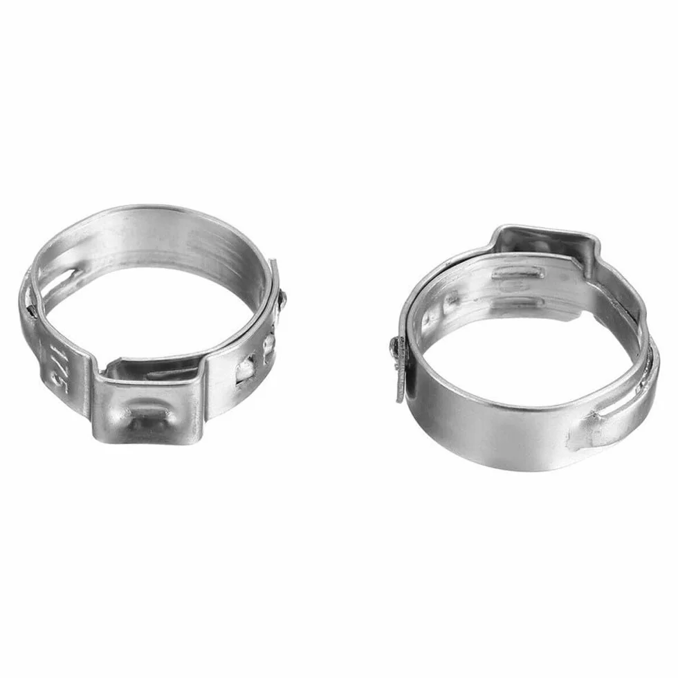 Opaski zaciskowe, 10 szt. regulowanych zacisków śrubowych ze stali nierdzewnej 304 o średnicy 8-152 mm do rur i węży(10.3 12.8 mm)