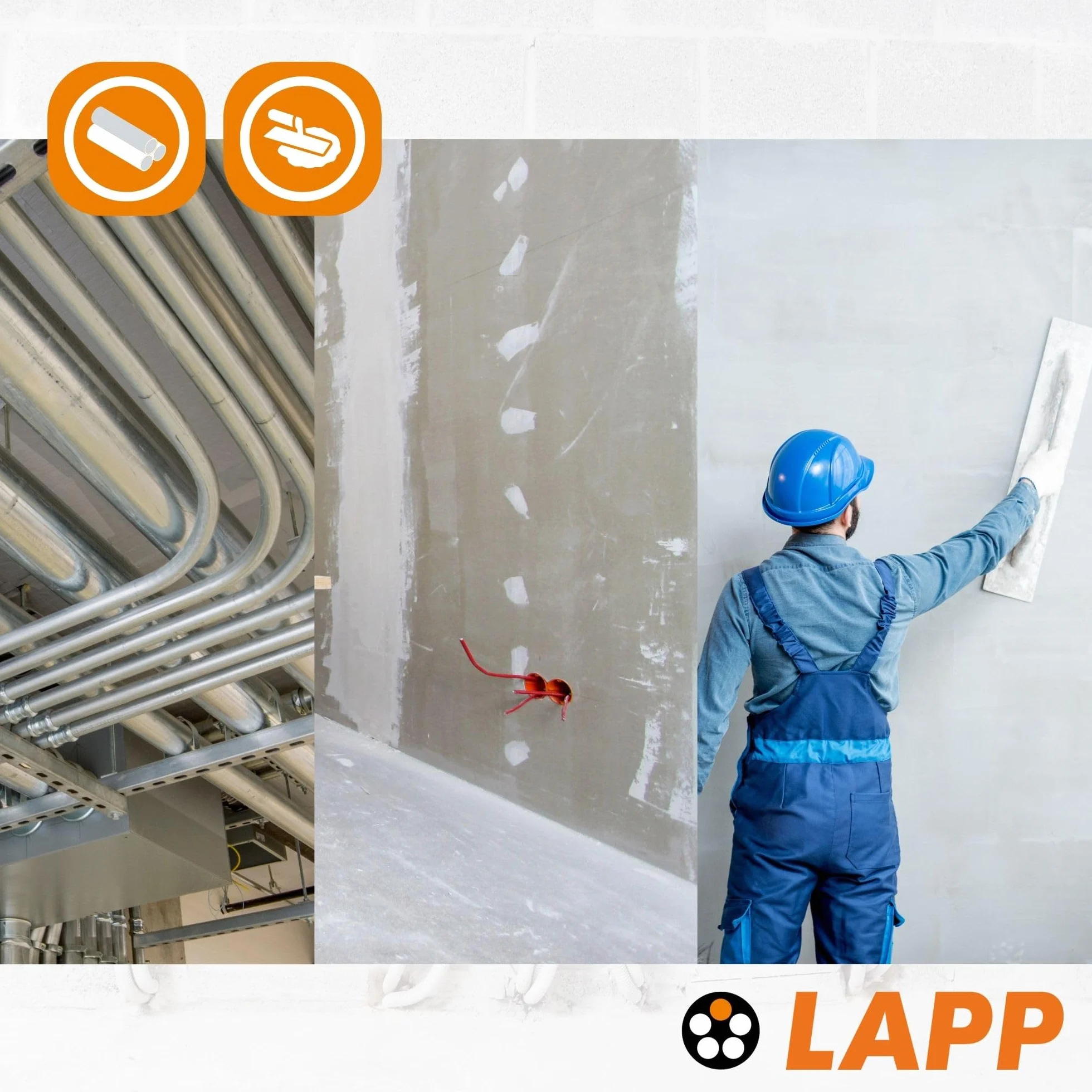 10 metrów Lapp 4520005 H07V-K 10 mm² zielono-żółty I przewód uziemiający I przewód okablowania I elastyczny przewód żyłowy I pojedyncza żyła PCW I żyła 10 mm2 I okablowanie