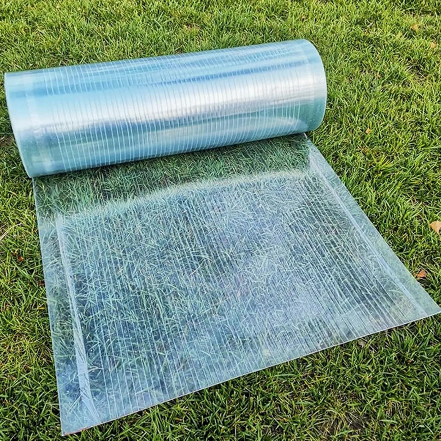 NIANXINN Płyta dachowa z poliwęglanu, płyta z włókna szklanego, 0,8 mm, łatwa do zginania i cięcia, odporna na promieniowanie UV, ochrona przed deszczem, płyta komorowa, płyty zamienne do użytku na