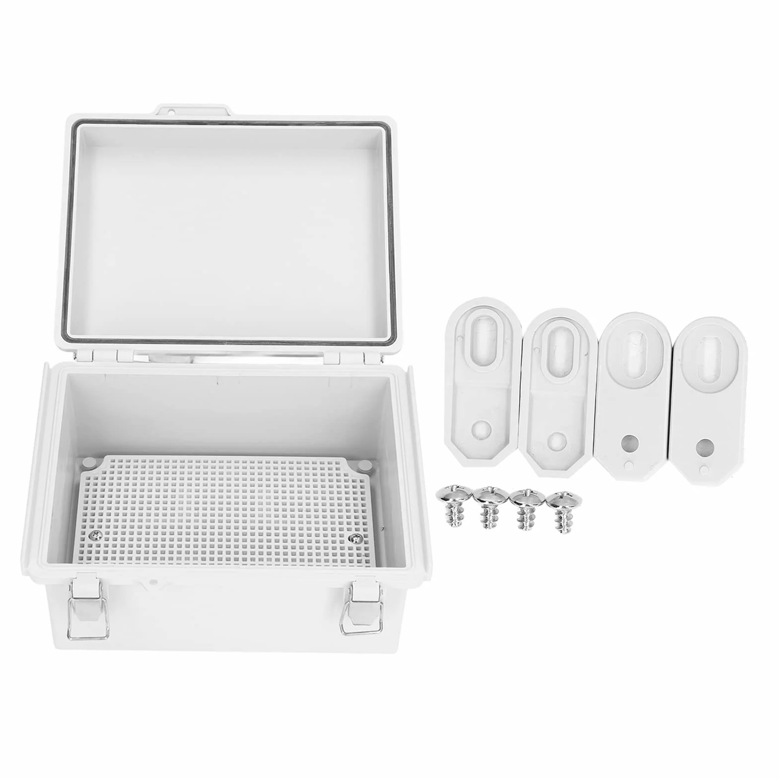 IP67 Wodoodporna Skrzynka Przyłączeniowa ABS DIY Obudowa Elektryczna do Wnętrz na Zewnątrz 220x170x110mm