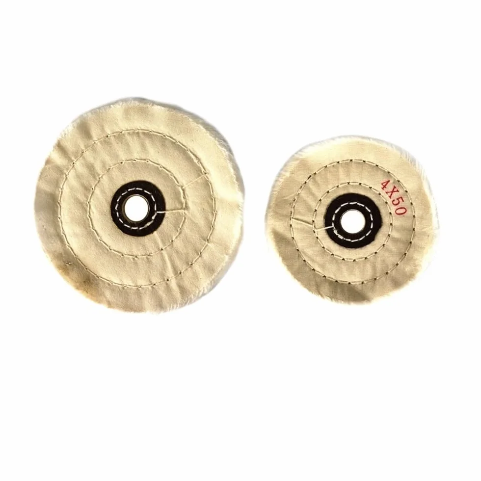 Tarcza polerska bawełniana, 1 szt. Dia 40/50/75/100/125/150/240/290/390mm Tarcza polerska polerska, tarcza polerska bawełniana, biały materiał ścierny(290 * 4mm)