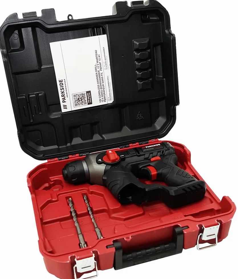 HEADNMORE® Bundle – PARKSIDE PERFORMANCE® 12 V akumulatorowy młot udarowo-obrotowy PBHAP 12 (bez akumulatora) + breloczek do kluczy