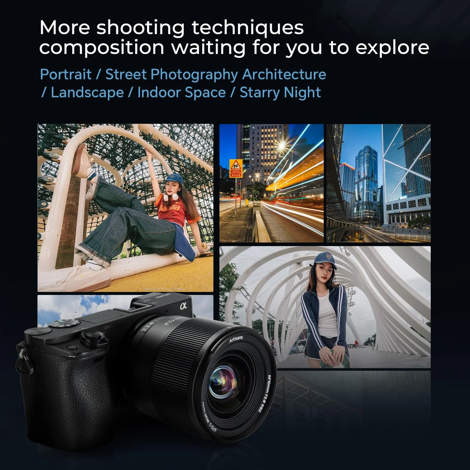 7artisans AF 10 mm F2.8 FX Mount Autofocus 105,3°, 232g, APS-C AF/MF ultraszerokokątny obiektyw stałoogniskowy do montażu Fujifilm fx