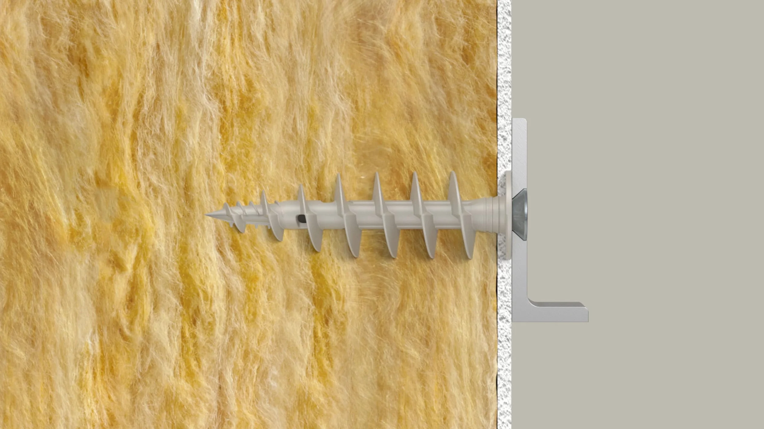 Fischer FID II 50 mm, 4 kołki ze śrubą płaszcza izolacyjne do mocowania lekkich ładunków, 573823