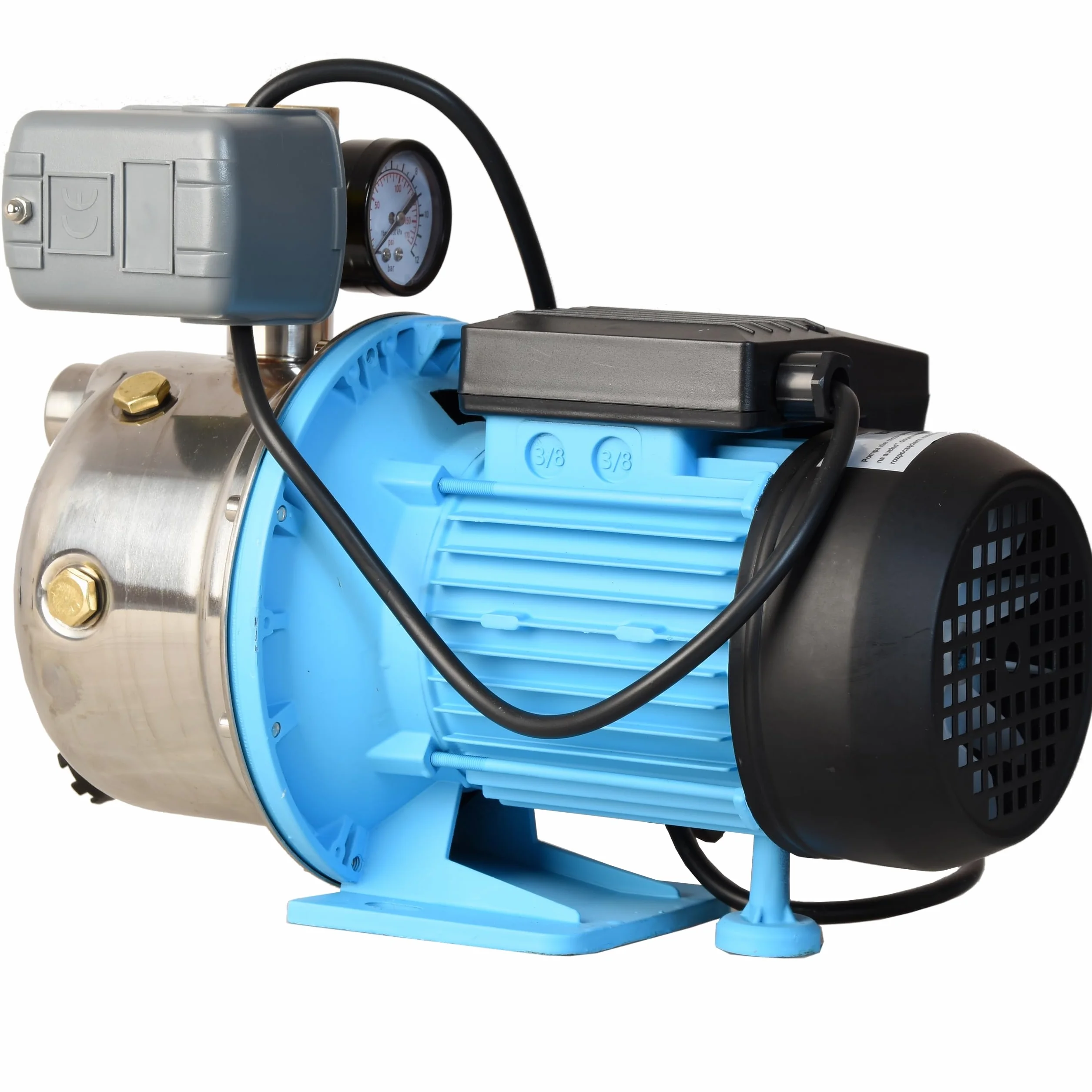 Pompa Hydroforowa JX 1100 (1100 W, 3600 l/h, max. podnoszenie 50 m) do Wody Nawadniania Ogrodu Z OSPRZĘTEM