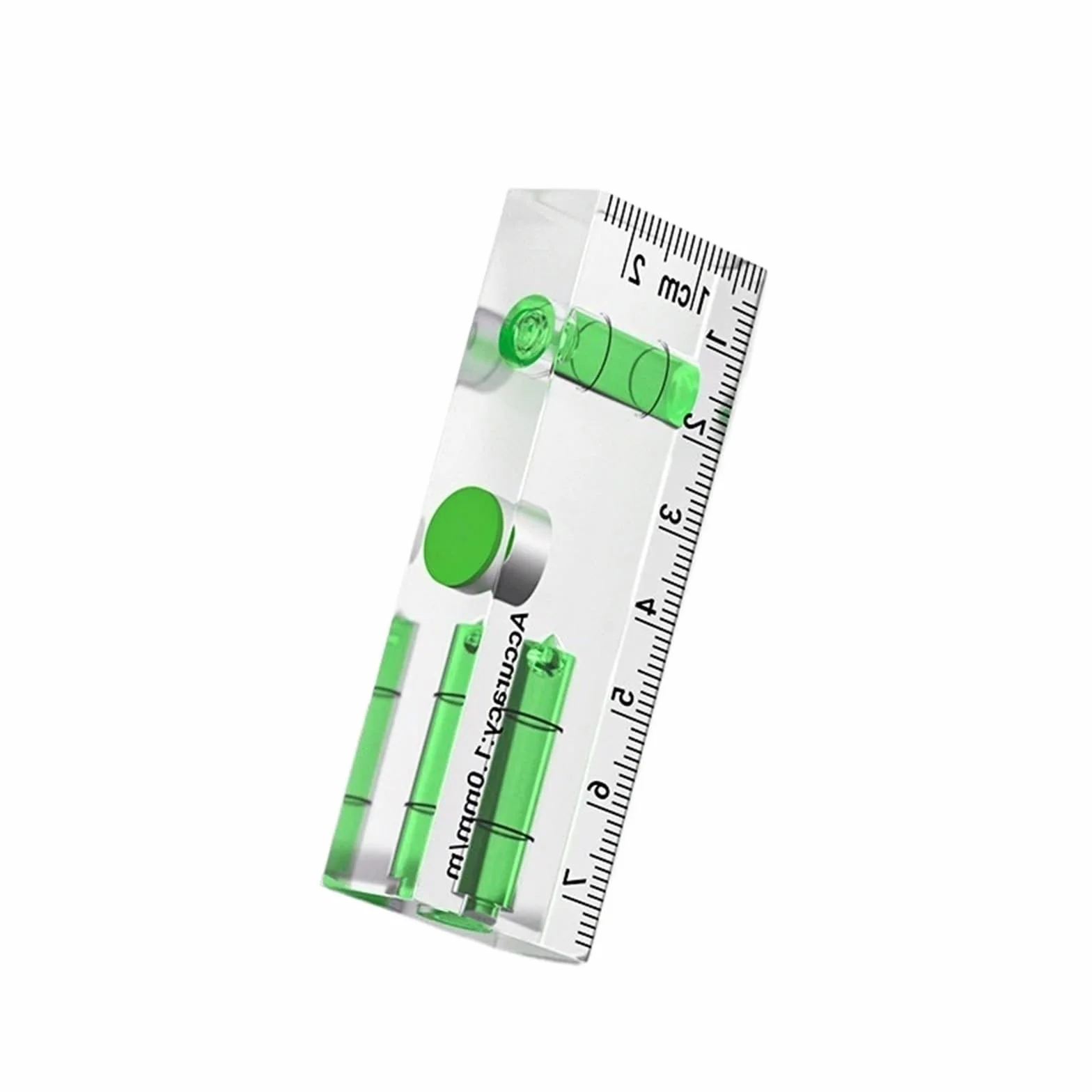 1 x akrylowa mini kątomierz magnetyczny; Kompaktowe narzędzie poziomicy do wyższych zadań poziomowania | 1 x mini akrylowy magnetyczny protractor, kompaktowe narzędzie do poziomów zaawansowanych poziomów bąbelkowych (A3)