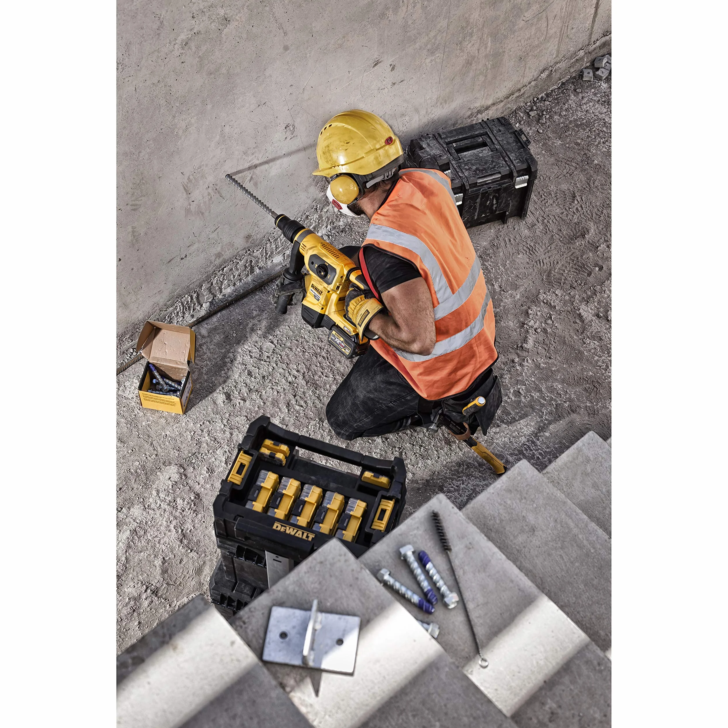 DEWALT Nowoczesny Wiertło sds-max xlr 42x570mm 4 cortes dla profesjonalistów i majsterkowiczów do pracy profesjonalnej wysoka trwałość